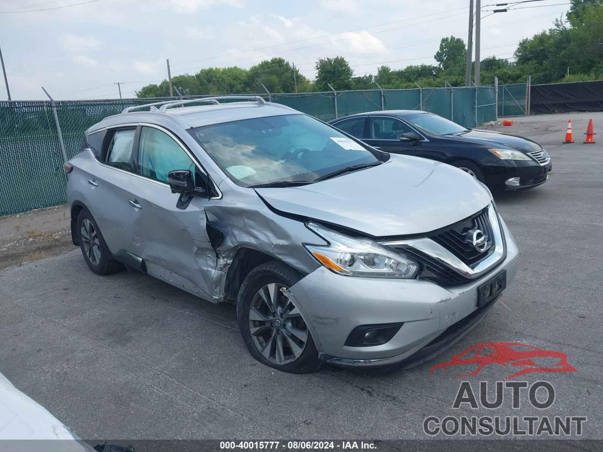 NISSAN MURANO 2016 - 5N1AZ2MH6GN167767