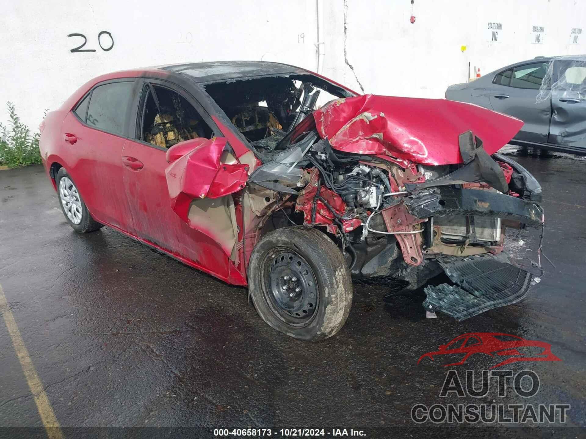 TOYOTA COROLLA 2019 - 5YFBURHE5KP933323