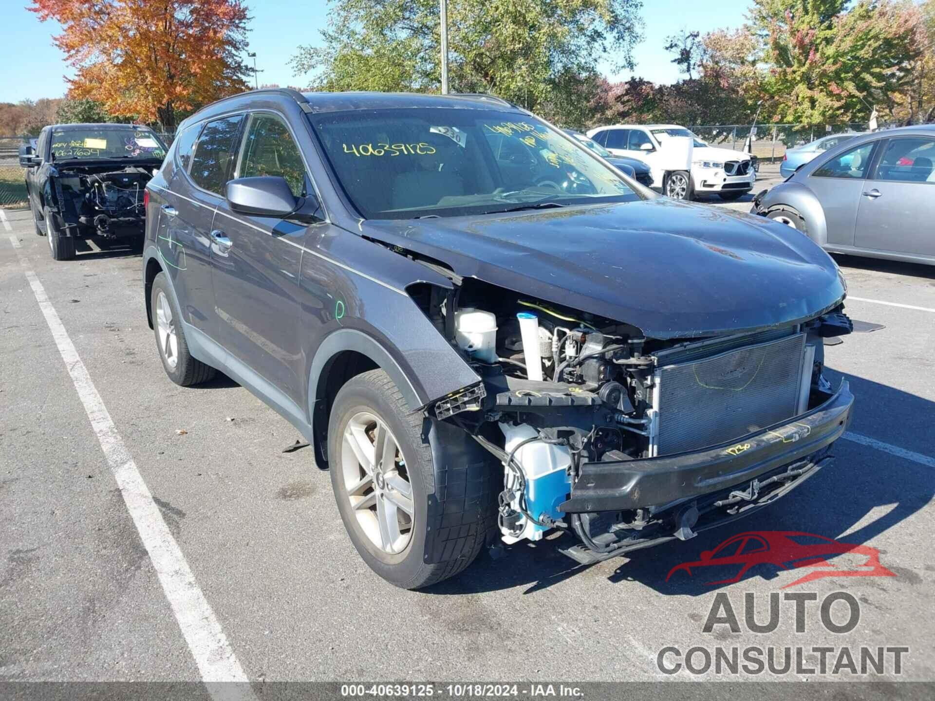 HYUNDAI SANTA FE SPORT 2017 - 5XYZUDLB7HG487977