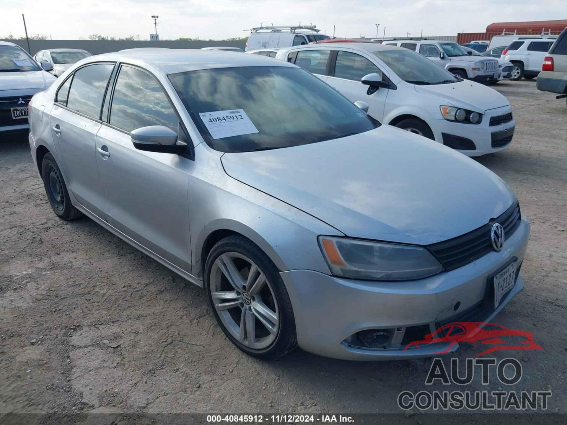 VOLKSWAGEN JETTA 2012 - 3VWDP7AJ0CM029316