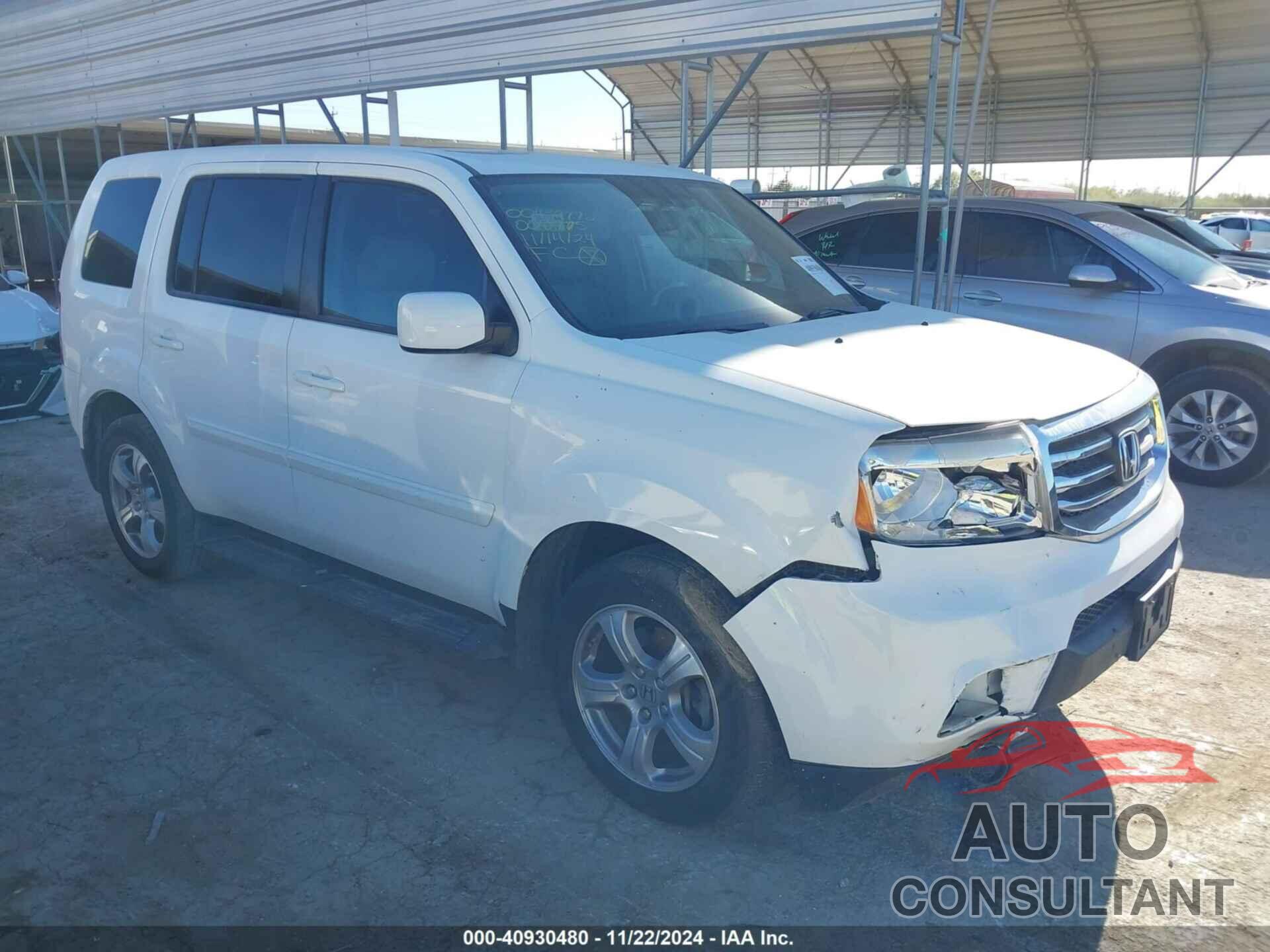 HONDA PILOT 2013 - 5FNYF3H56DB008775