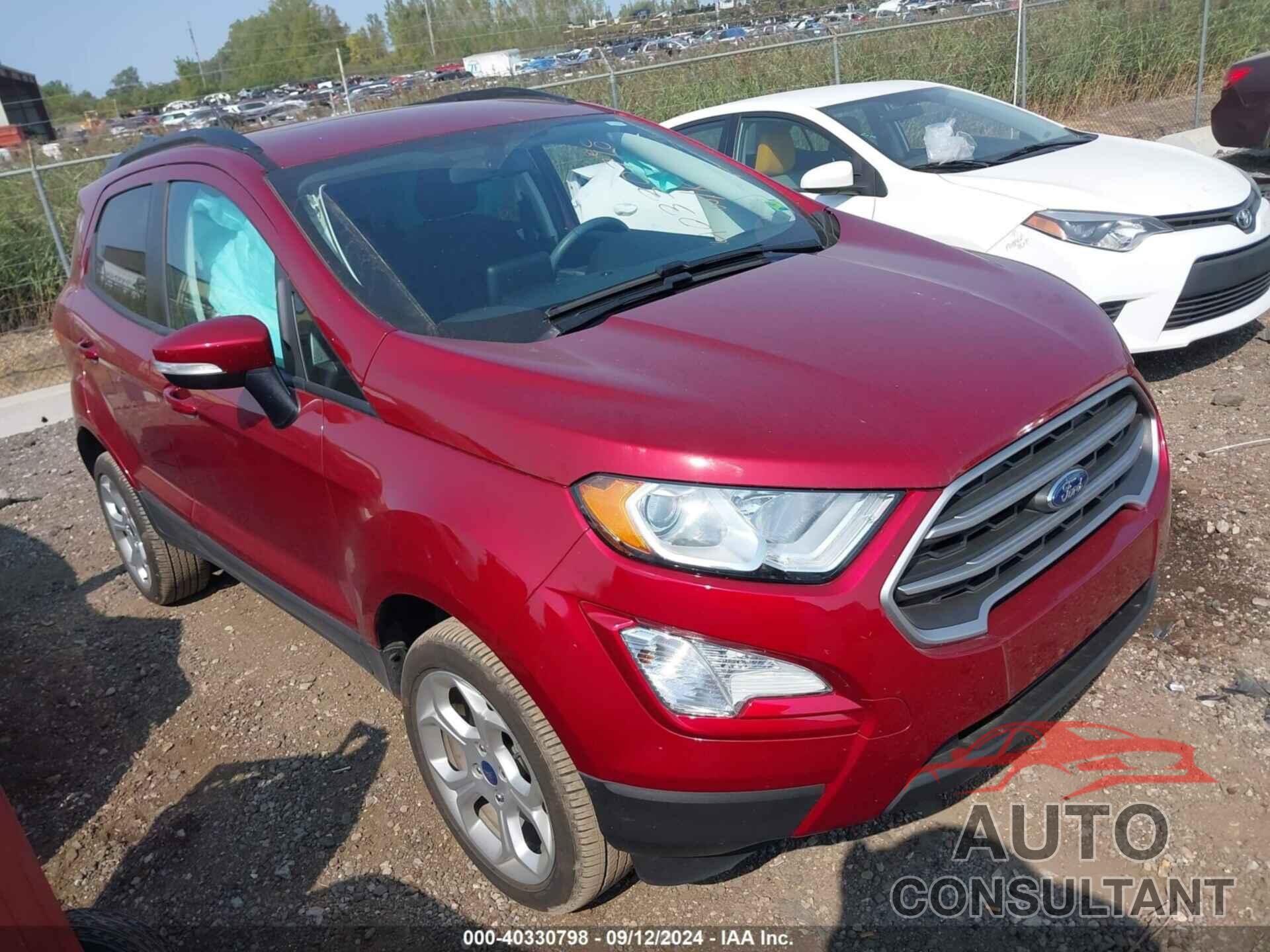 FORD ECOSPORT 2022 - MAJ6S3GL3NC461601