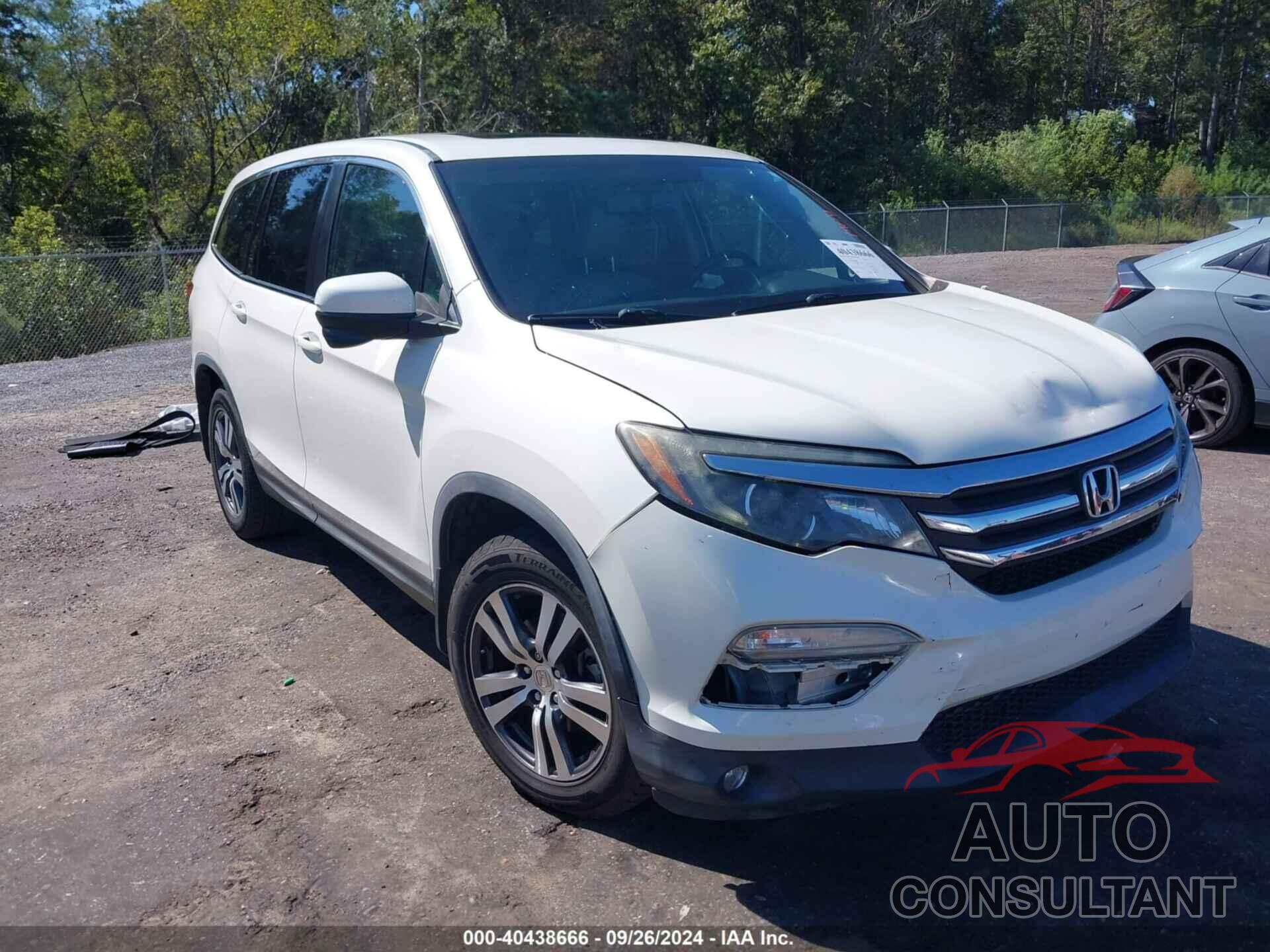 HONDA PILOT 2017 - 5FNYF5H56HB036027