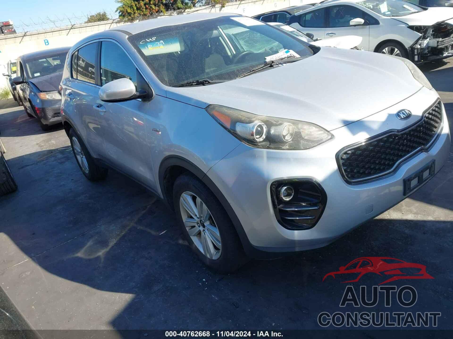KIA SPORTAGE 2017 - KNDPMCAC8H7140877