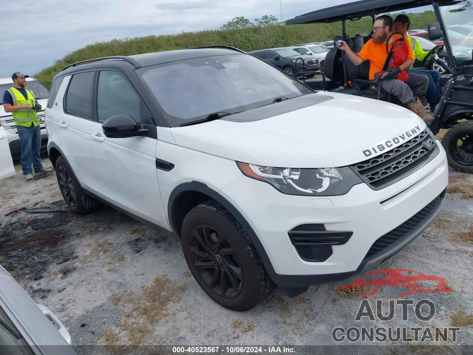LAND ROVER DISCOVERY SPORT 2019 - SALCP2FX9KH826948