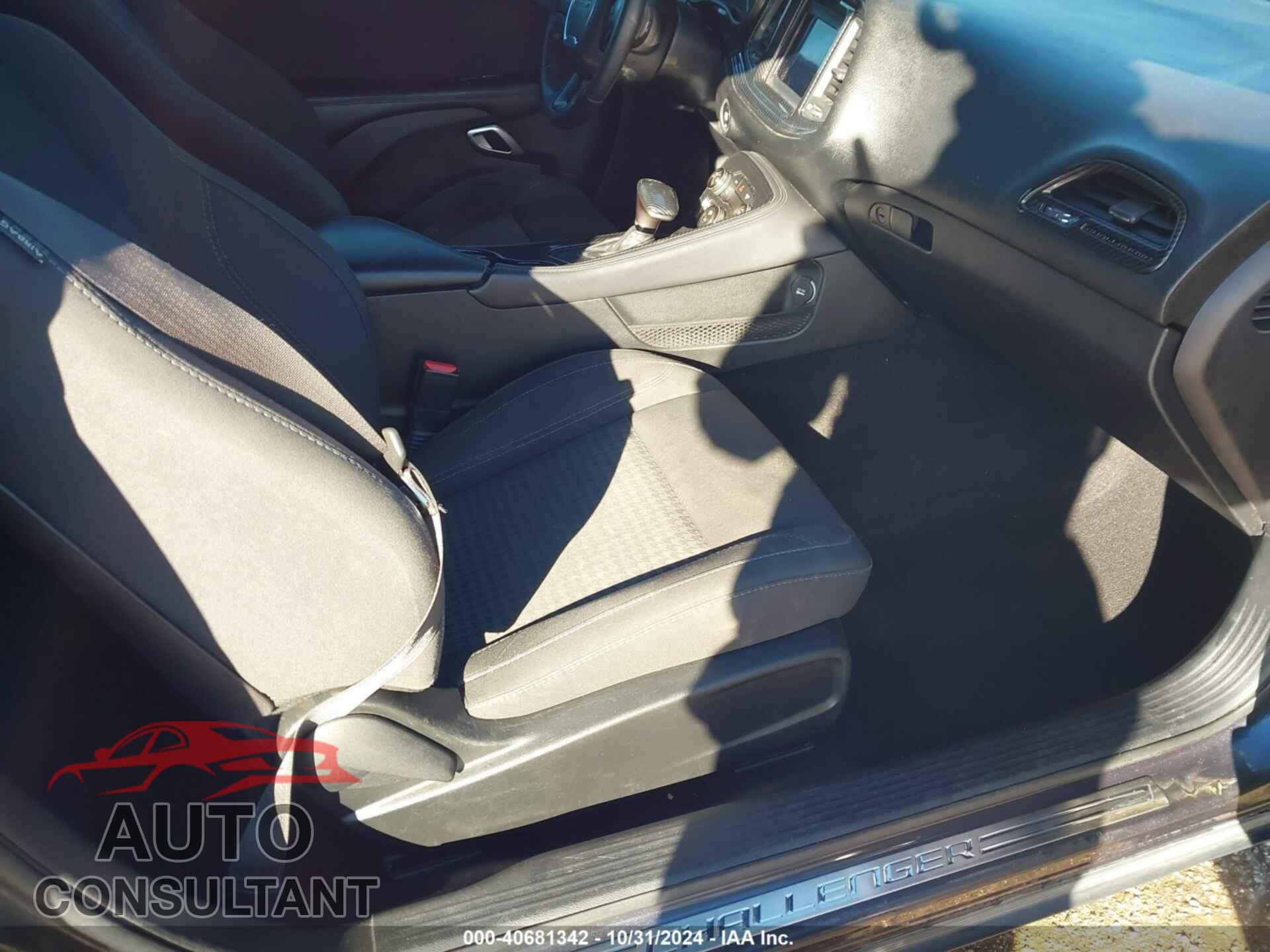 DODGE CHALLENGER 2019 - 2C3CDZGG5KH607314