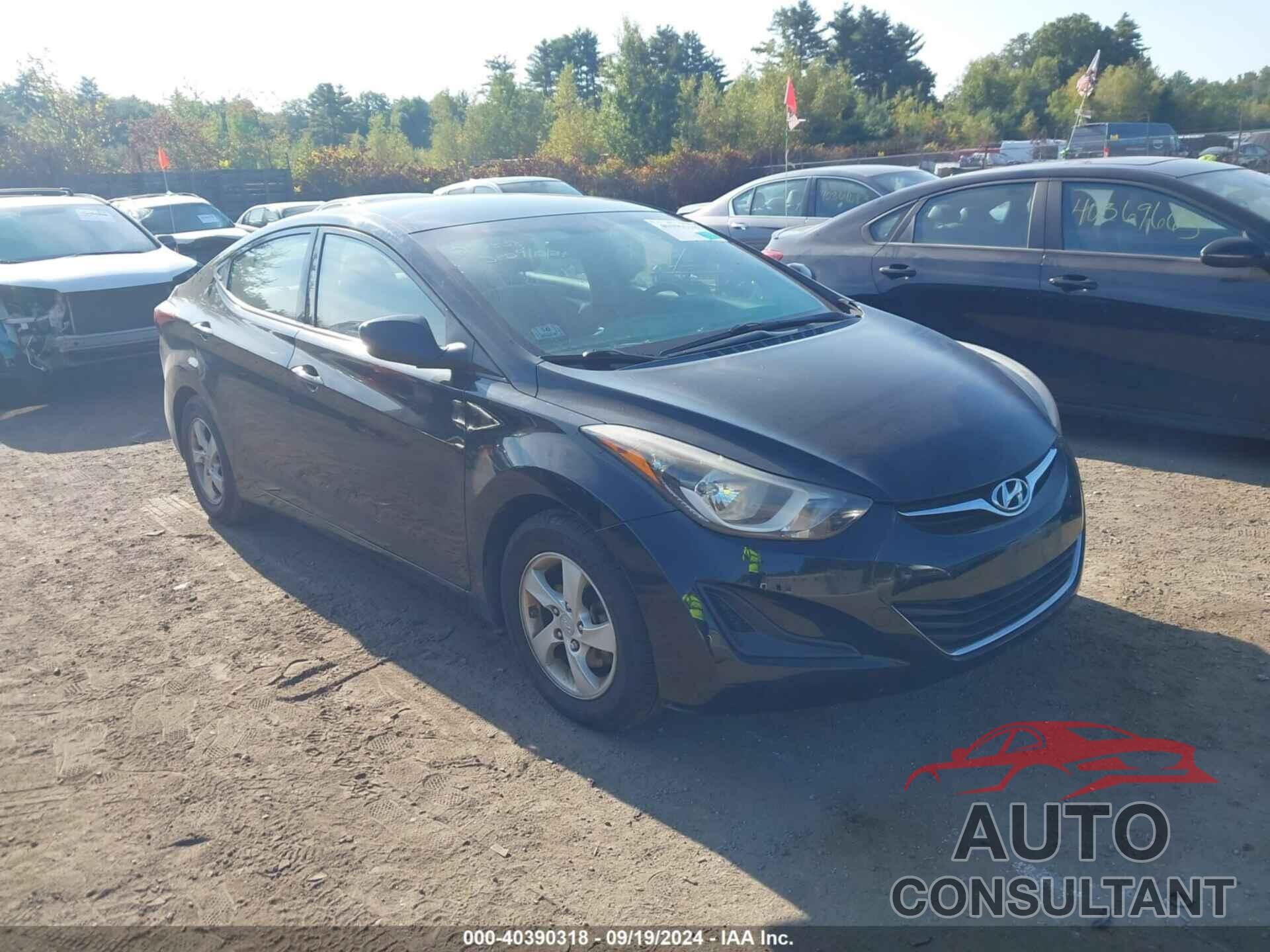 HYUNDAI ELANTRA 2014 - KMHDH4AE0EU080004