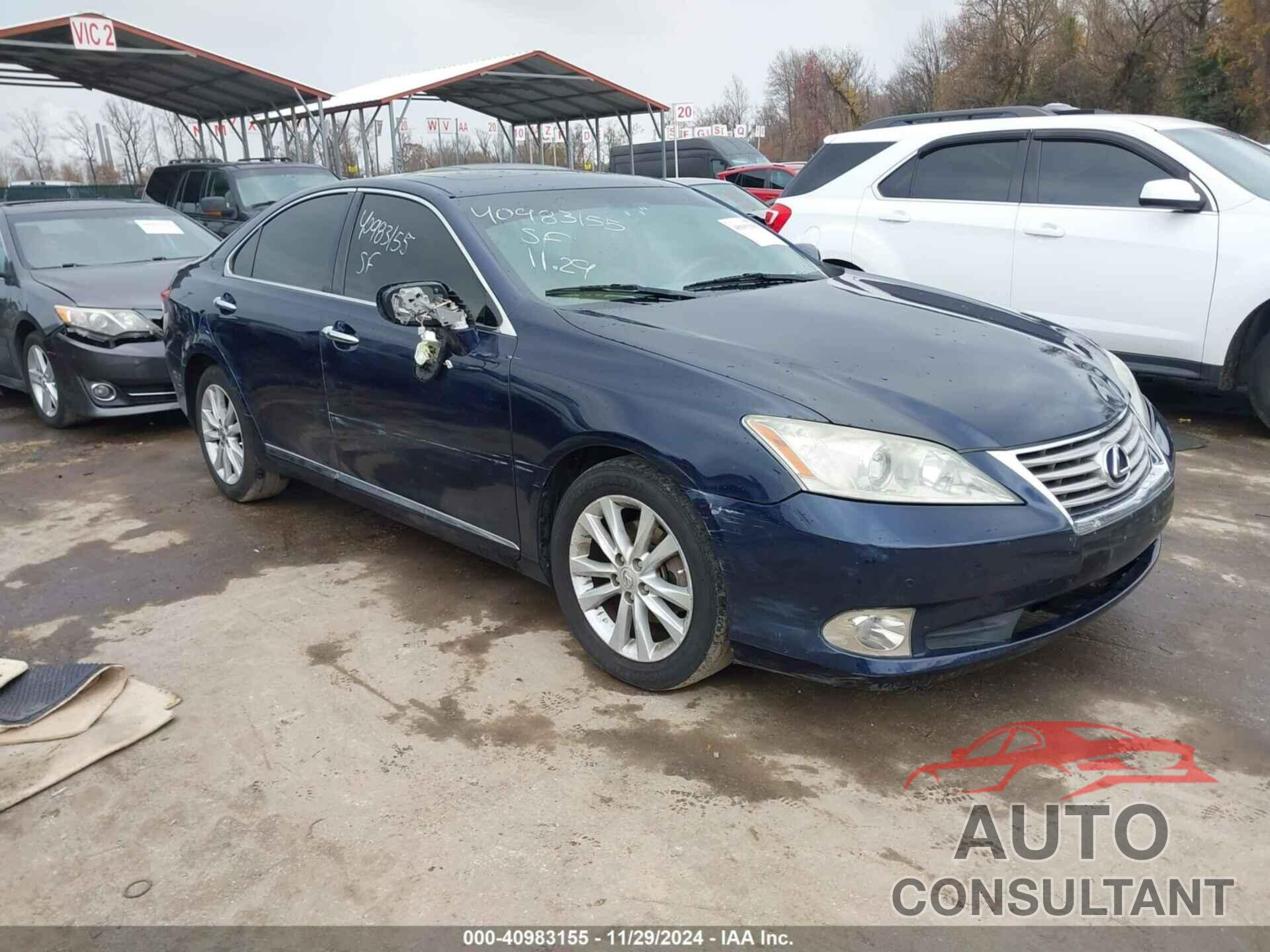 LEXUS ES 350 2011 - JTHBK1EG3B2462539