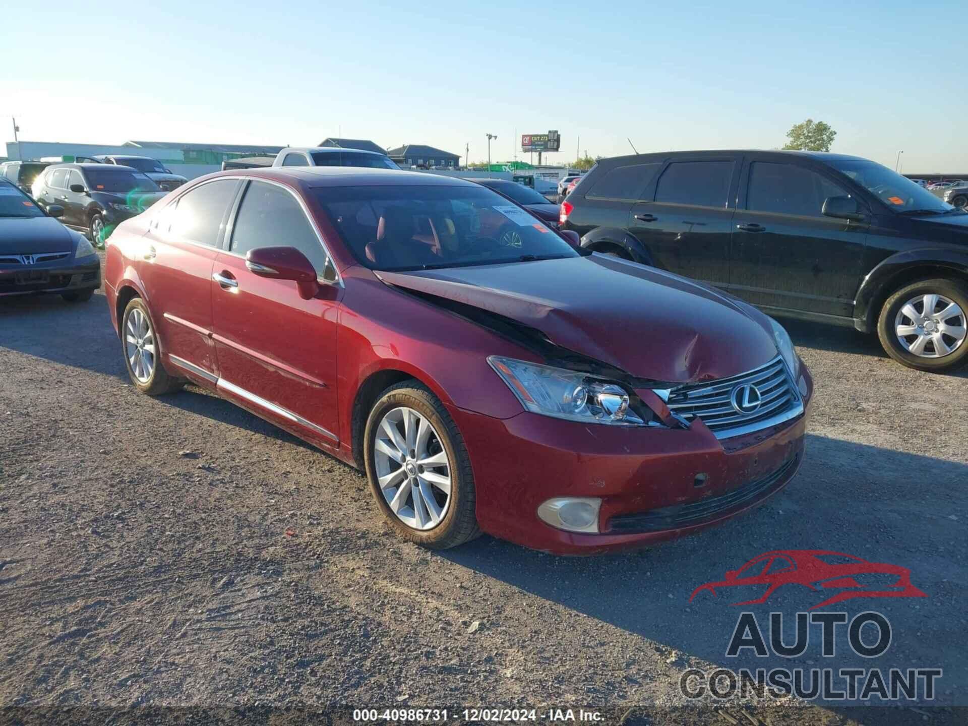 LEXUS ES 350 2011 - JTHBK1EGXB2416125