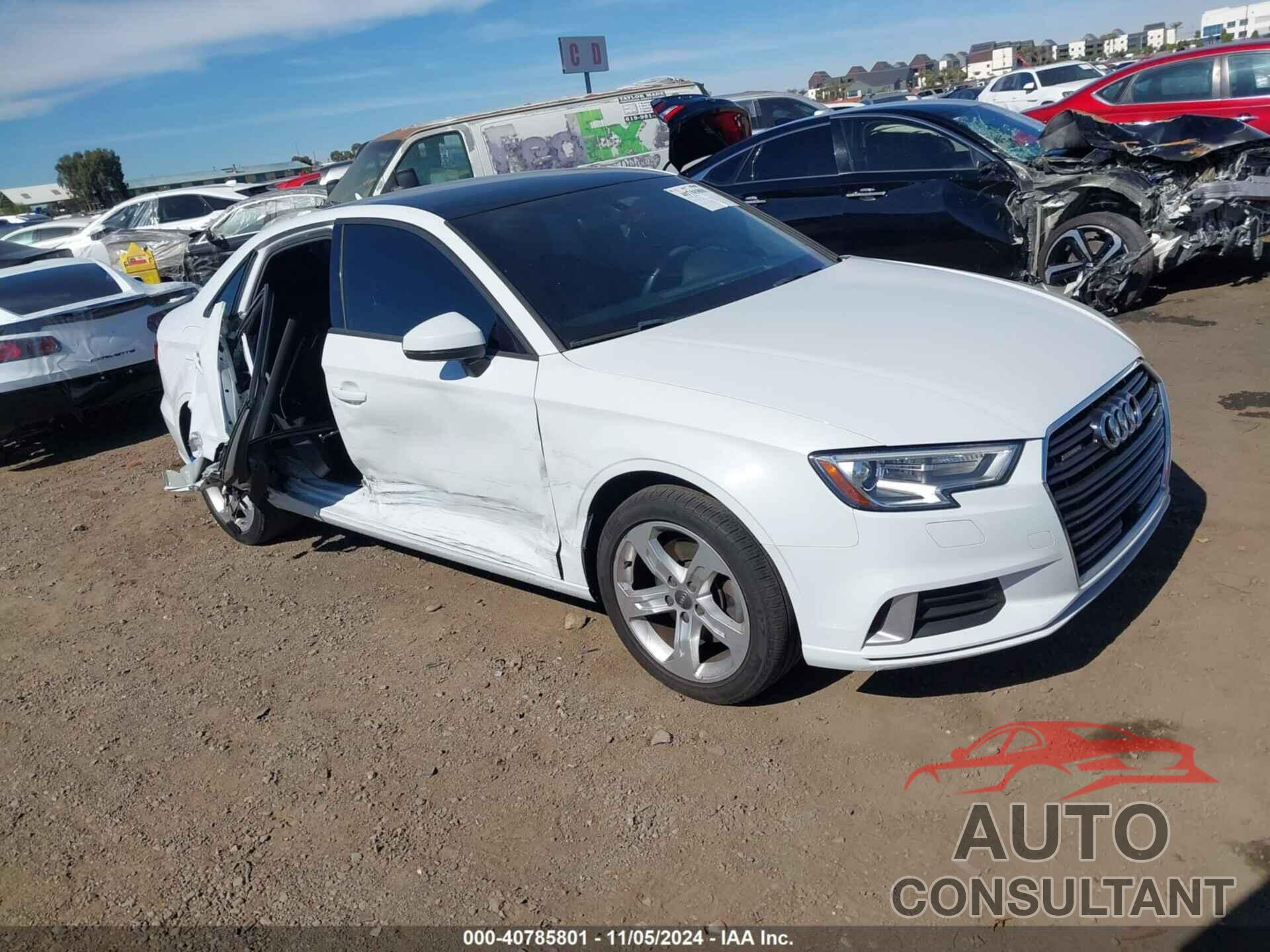 AUDI A3 2018 - WAUB8GFF2J1029496