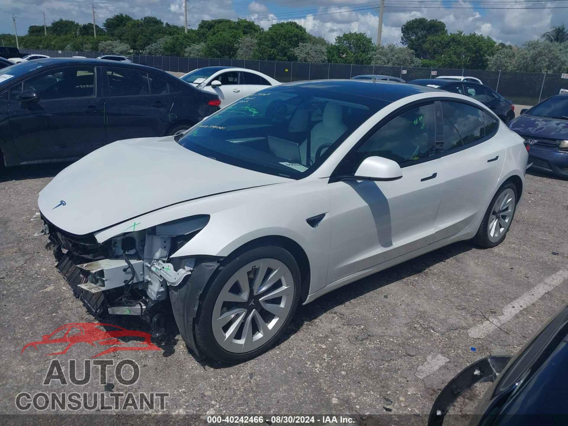 TESLA MODEL 3 2021 - 5YJ3E1EB9MF034251