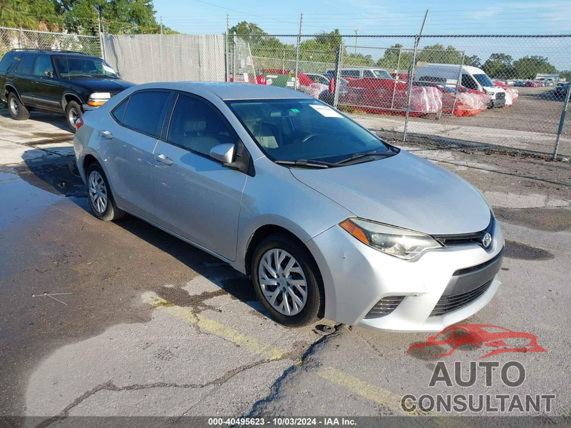 TOYOTA COROLLA 2015 - 5YFBURHE2FP335762