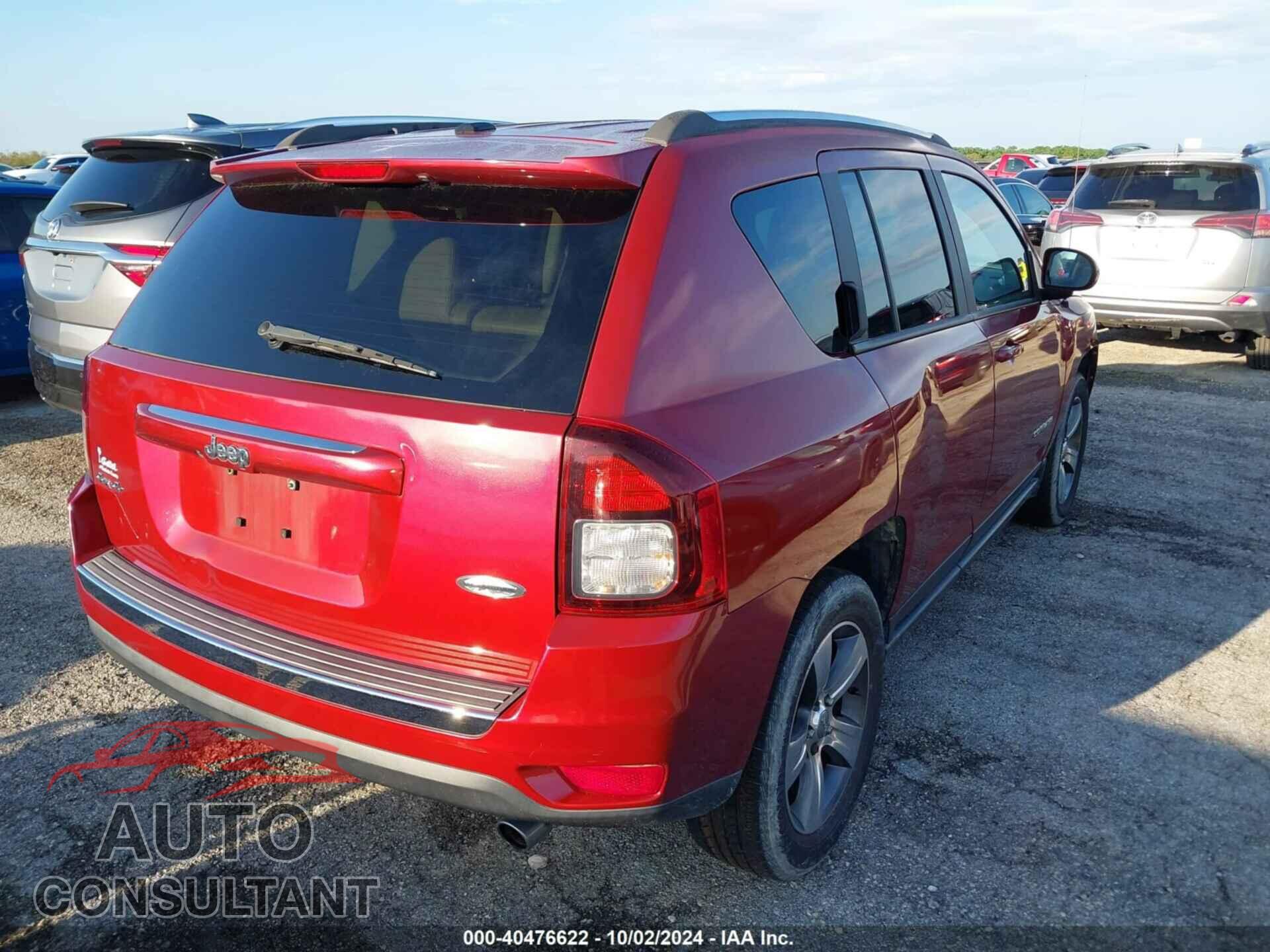 JEEP COMPASS 2017 - 1C4NJDEBXHD175784