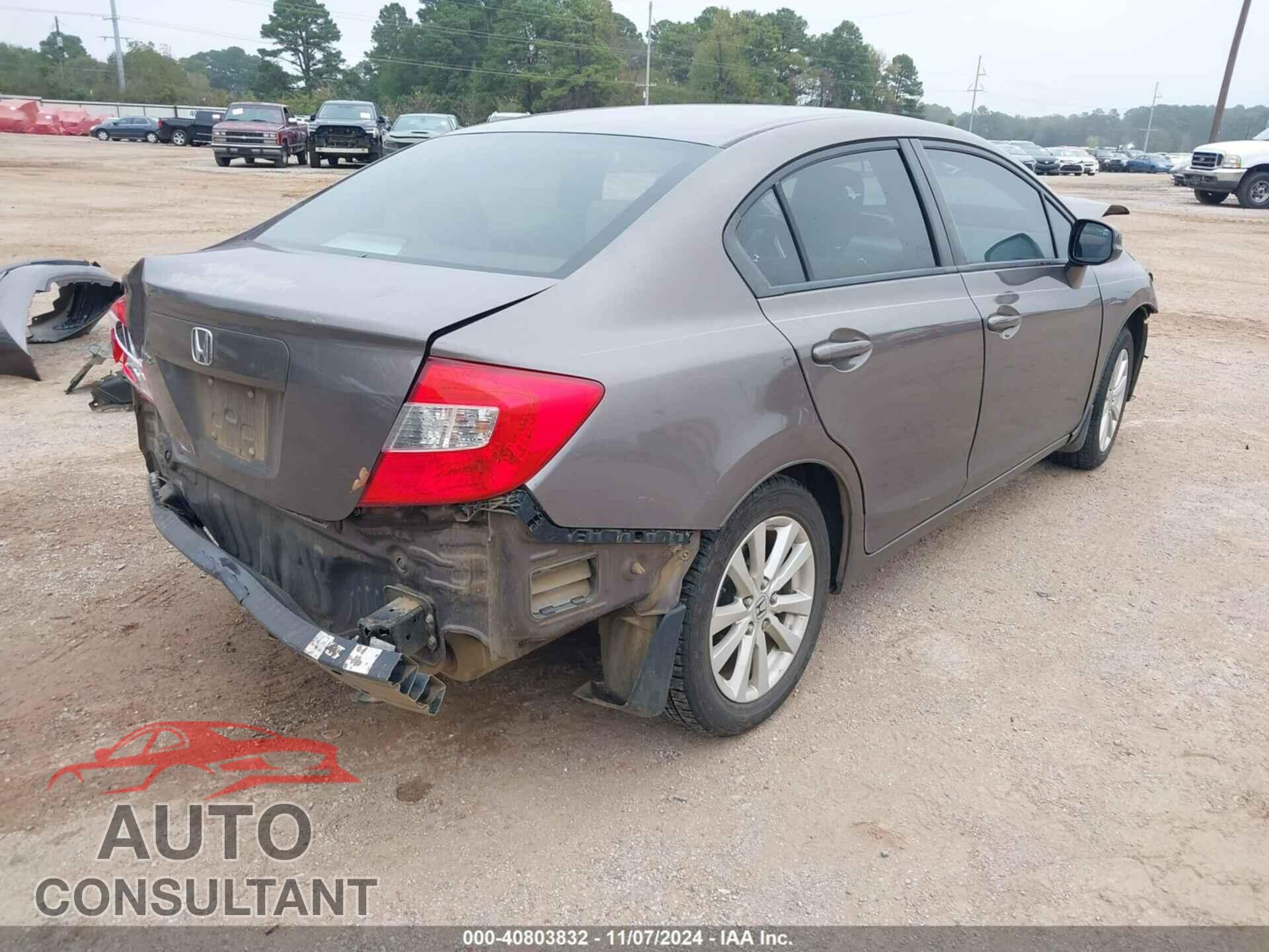 HONDA CIVIC 2012 - 2HGFB2F87CH535907