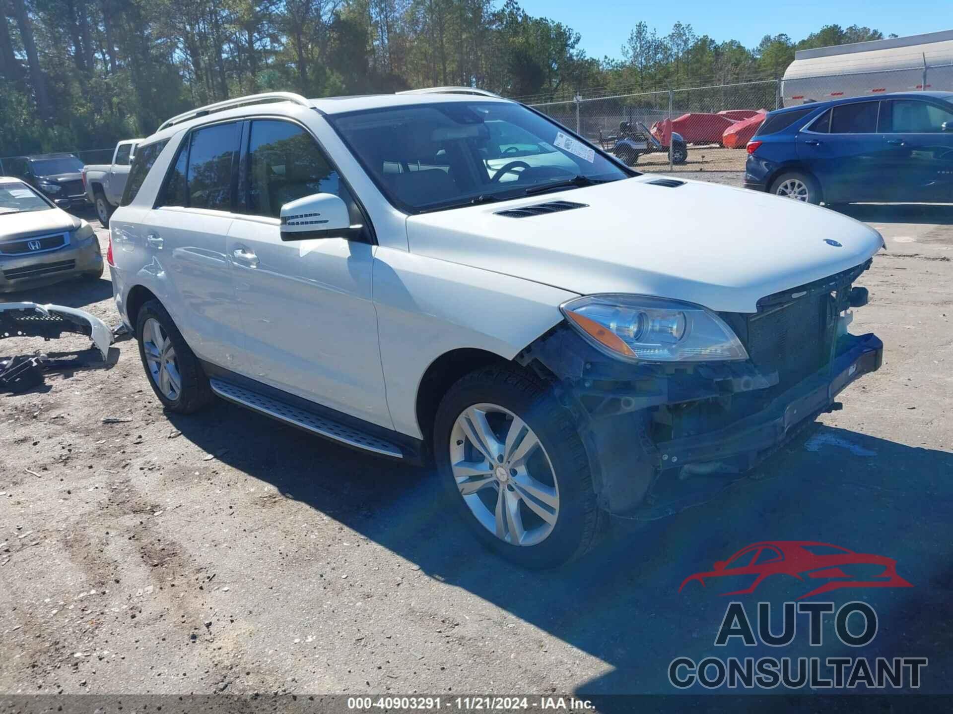 MERCEDES-BENZ ML 350 2013 - 4JGDA5JB8DA113637