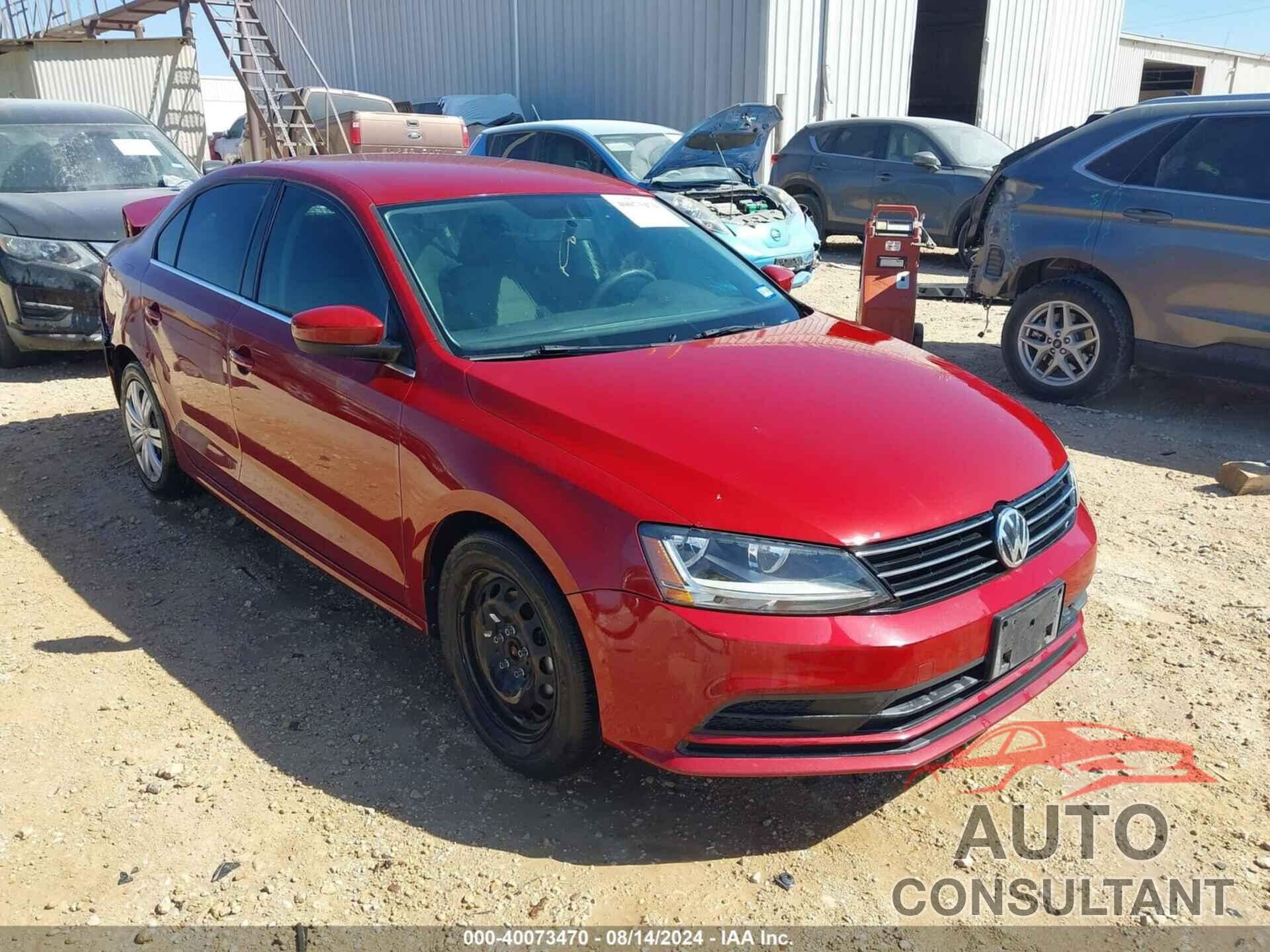 VOLKSWAGEN JETTA 2017 - 3VW2B7AJ6HM377988