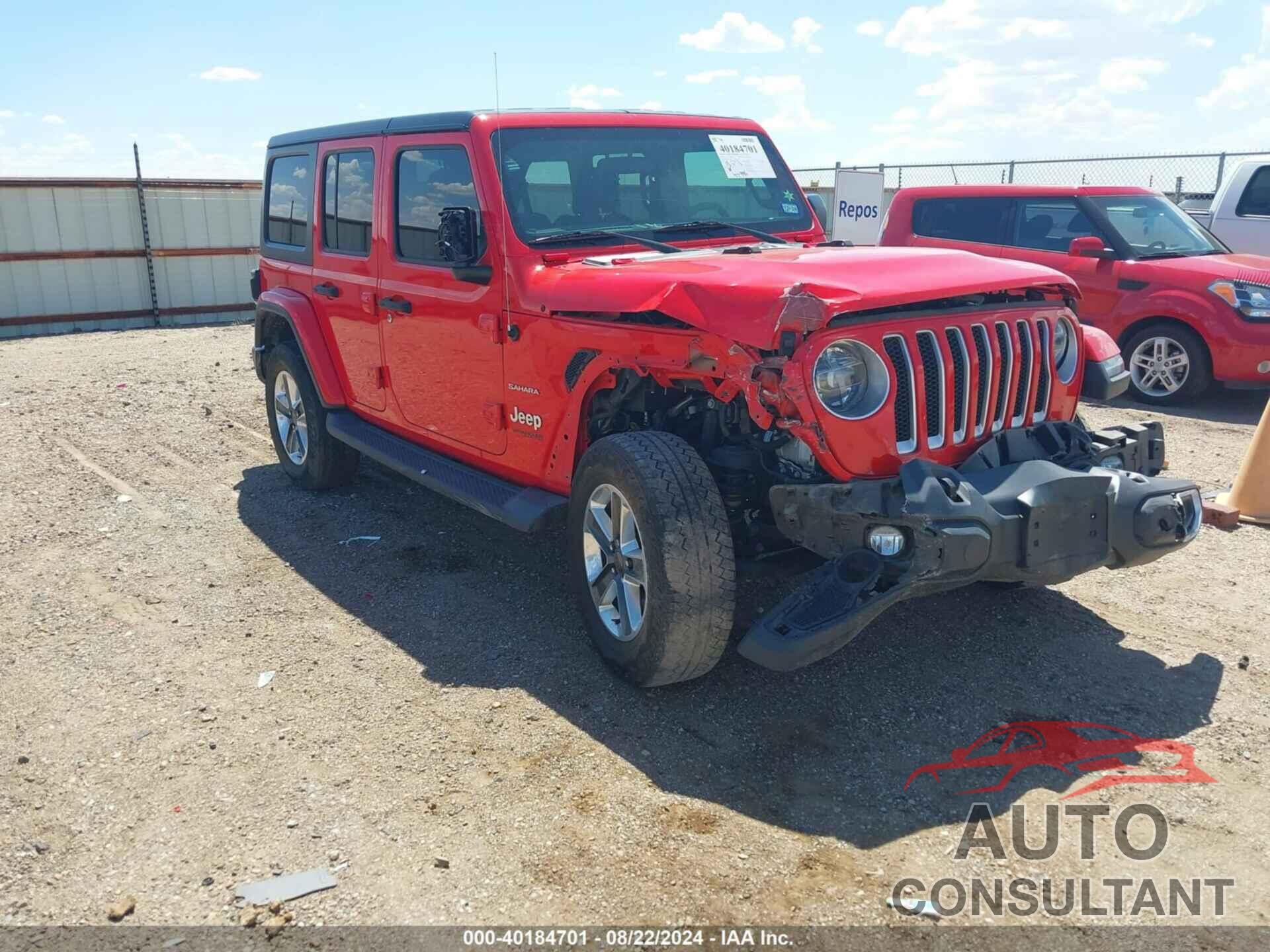 JEEP WRANGLER UNLIMITED 2018 - 1C4HJXEN5JW243685