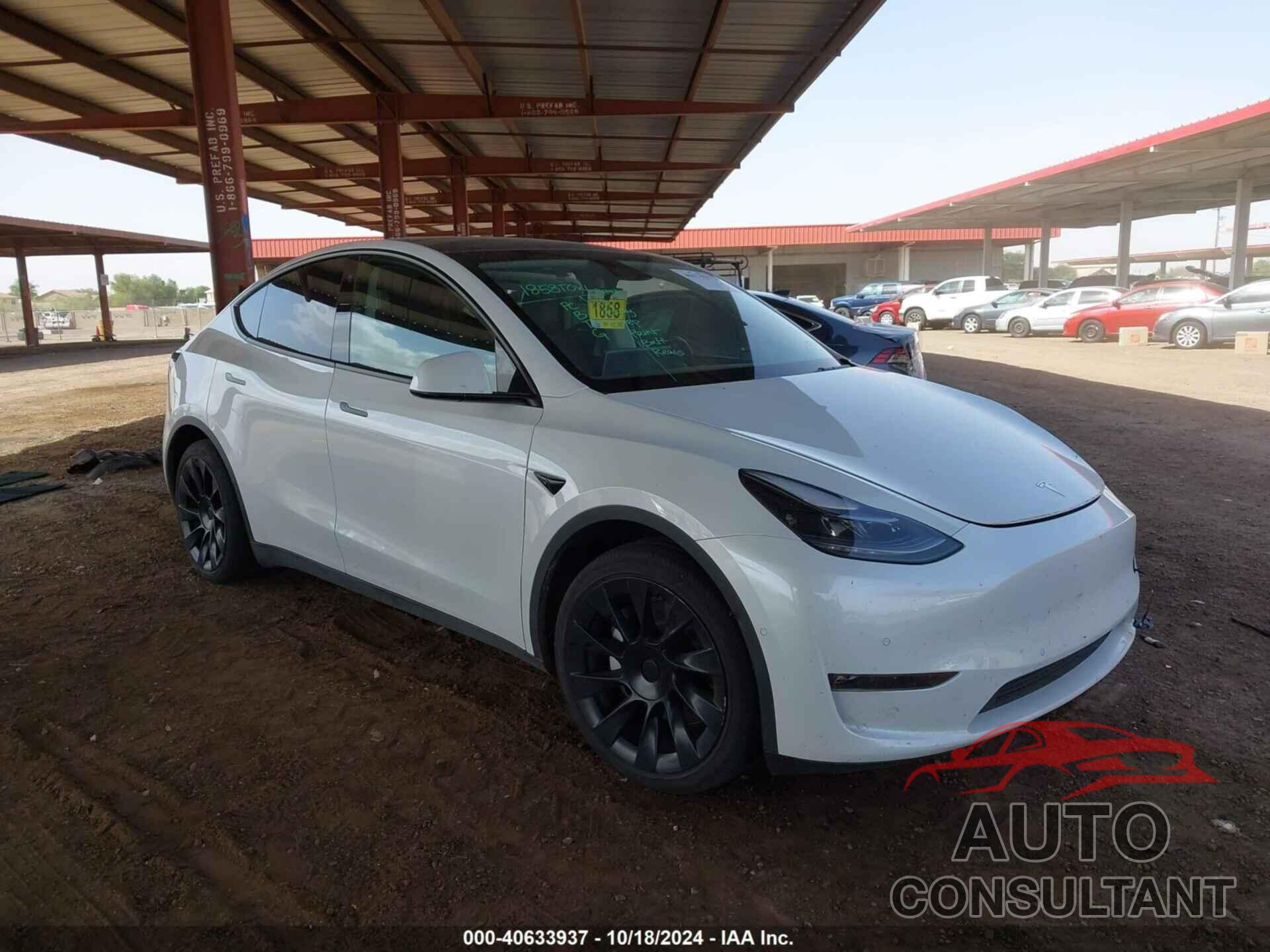 TESLA MODEL Y 2022 - 7SAYGAEE1NF559805