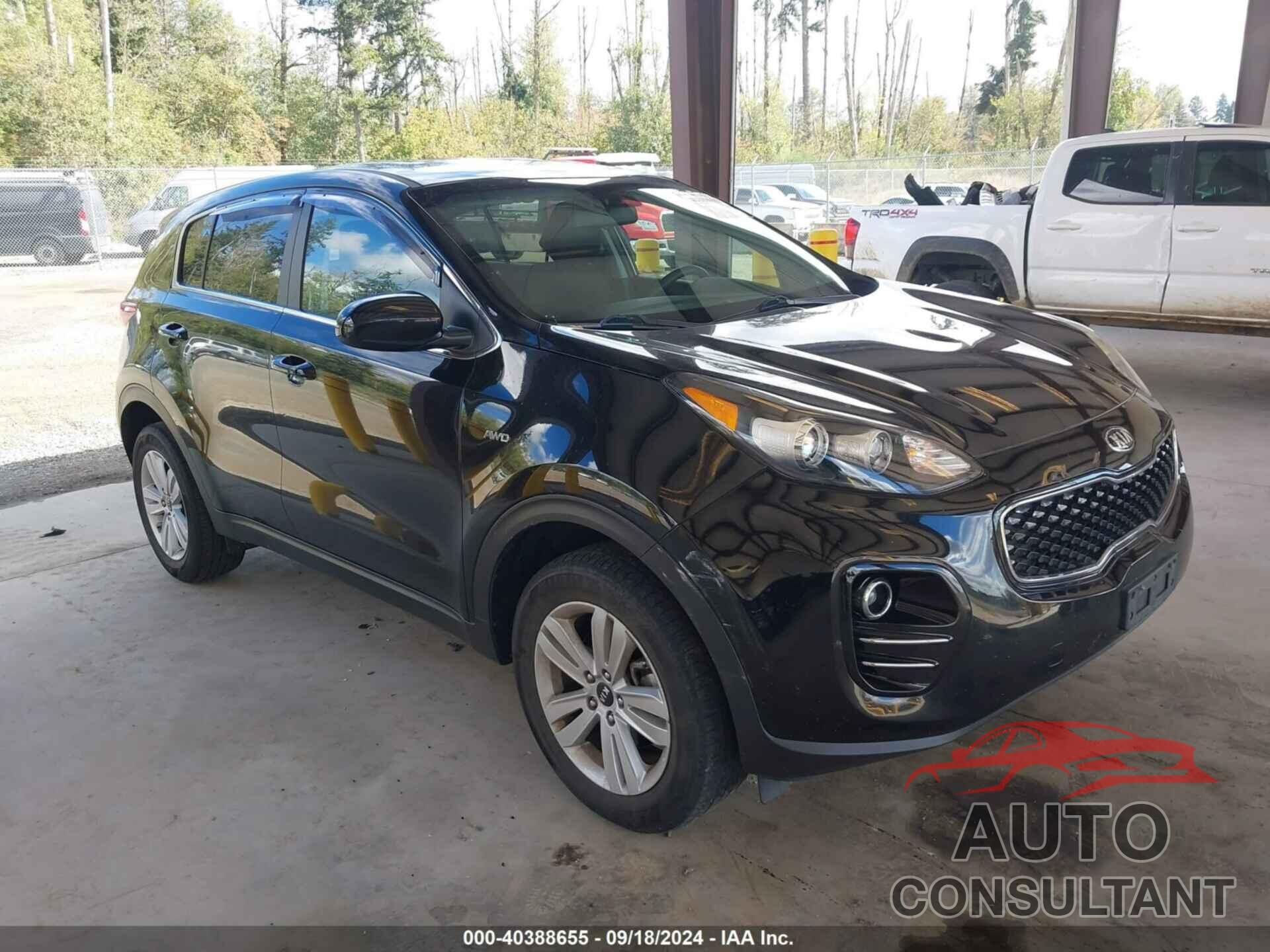 KIA SPORTAGE 2017 - KNDPMCAC7H7298661