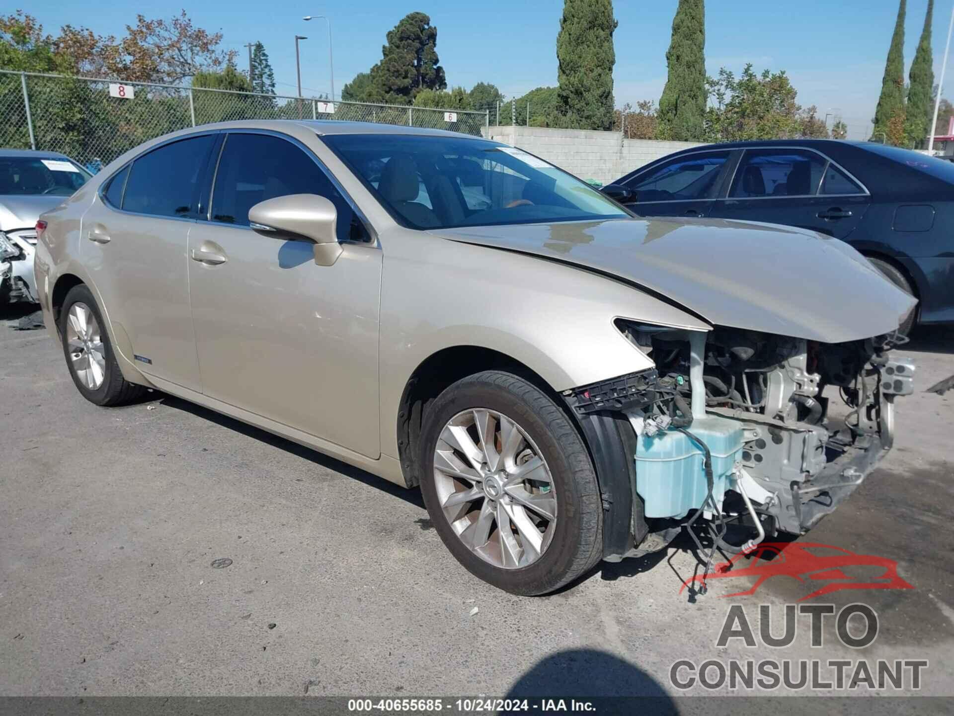 LEXUS ES 300H 2014 - JTHBW1GG5E2039936