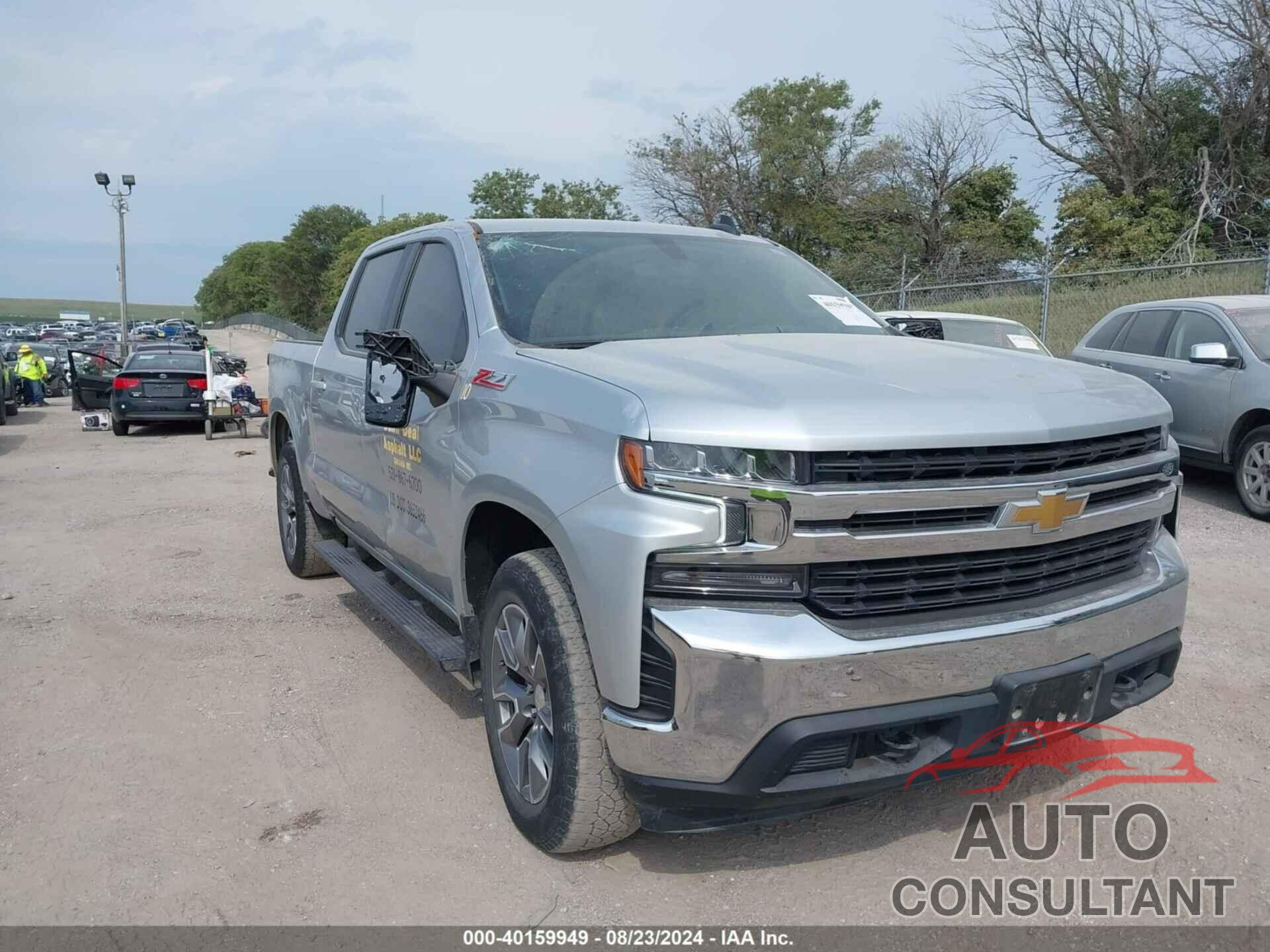 CHEVROLET SILVERADO 1500 2021 - 1GCUYDED6MZ320731