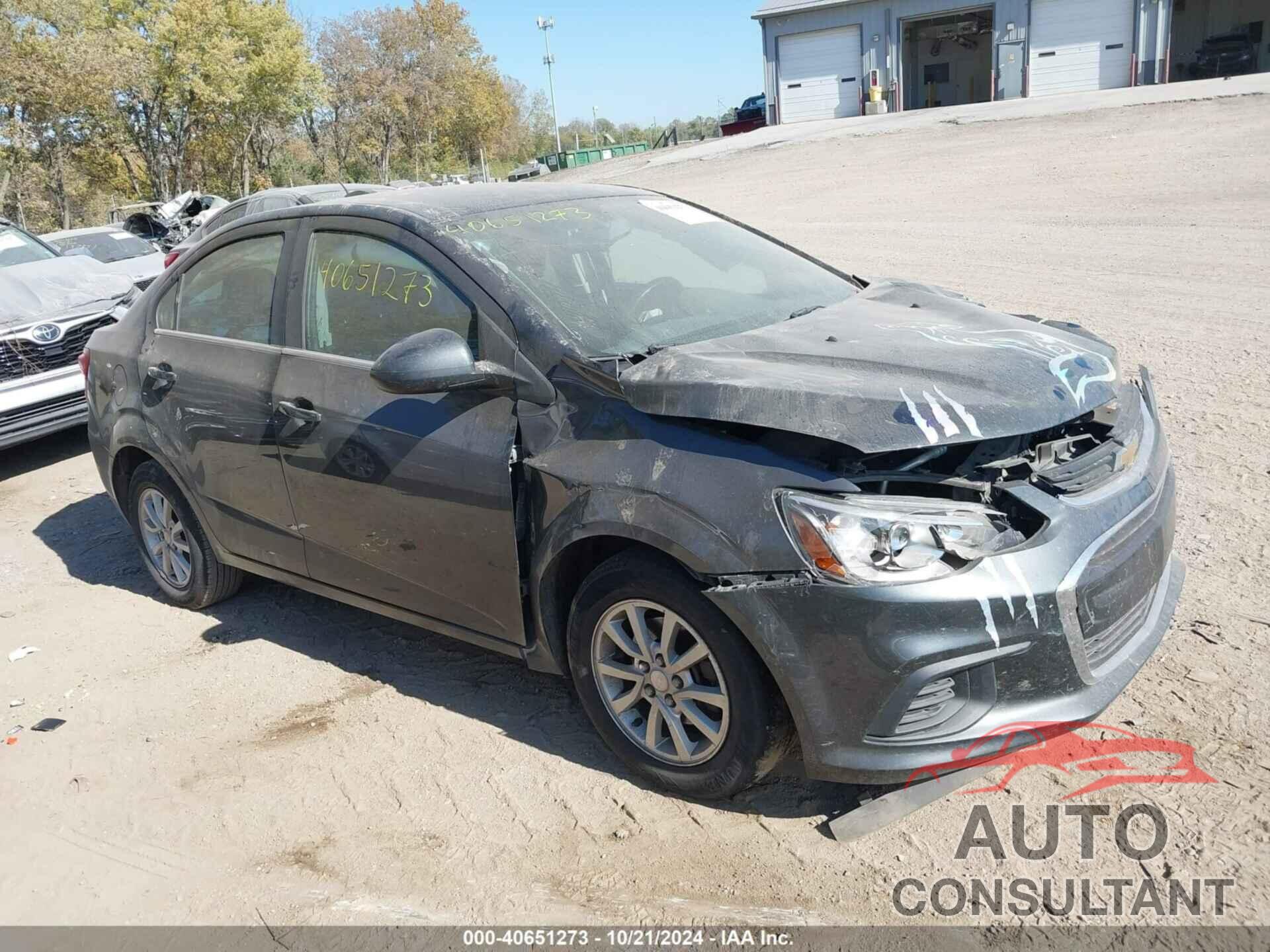 CHEVROLET SONIC 2017 - 1G1JD5SH5H4139675