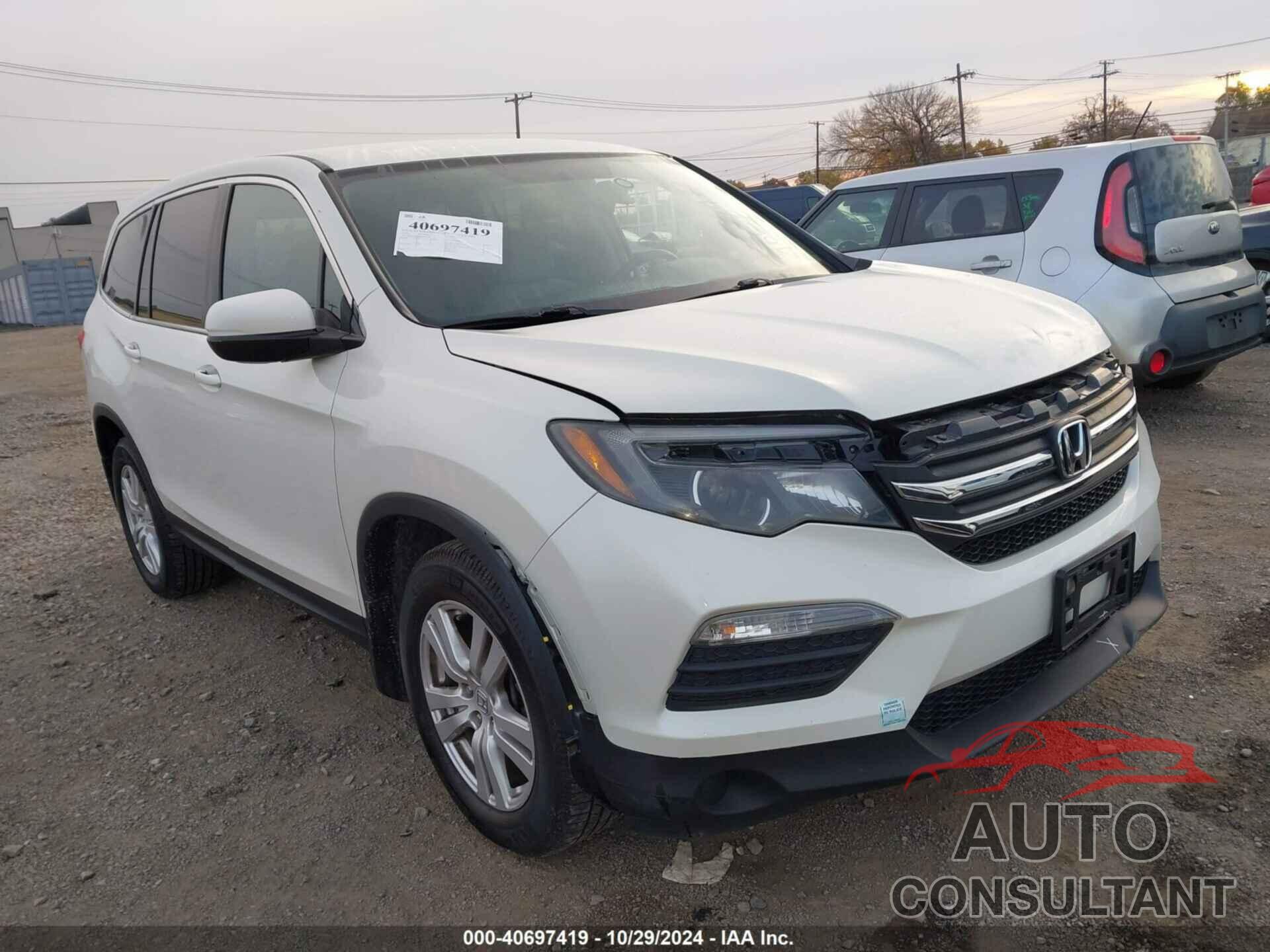 HONDA PILOT 2016 - 5FNYF6H16GB505778