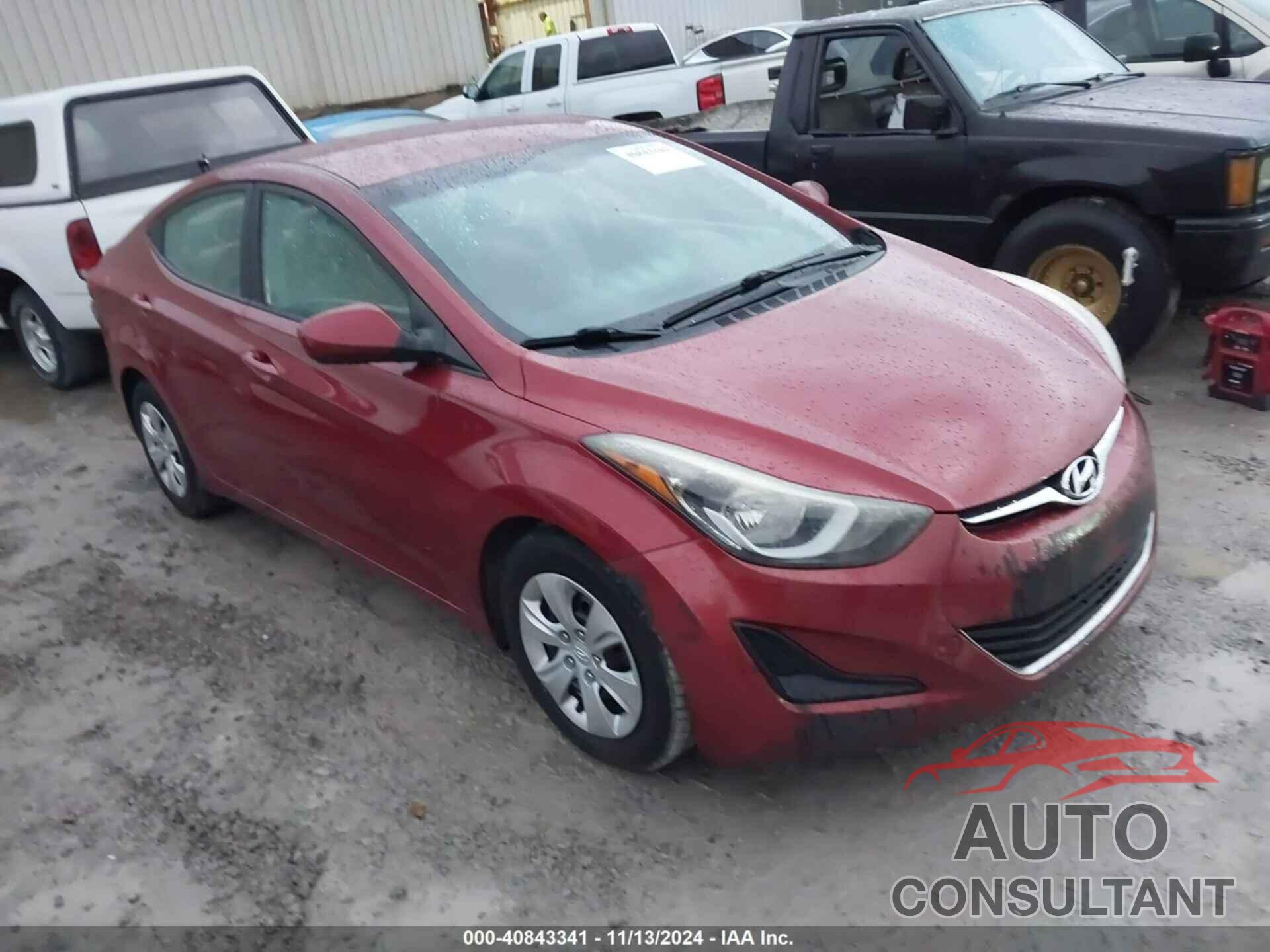 HYUNDAI ELANTRA 2016 - 5NPDH4AE1GH724465