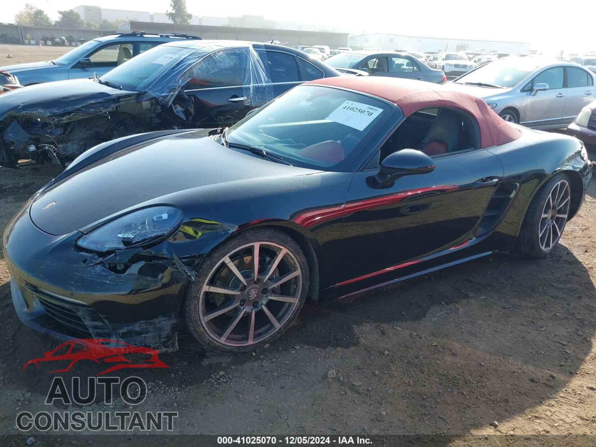 PORSCHE 718 BOXSTER 2017 - WP0CA2A83HS220176