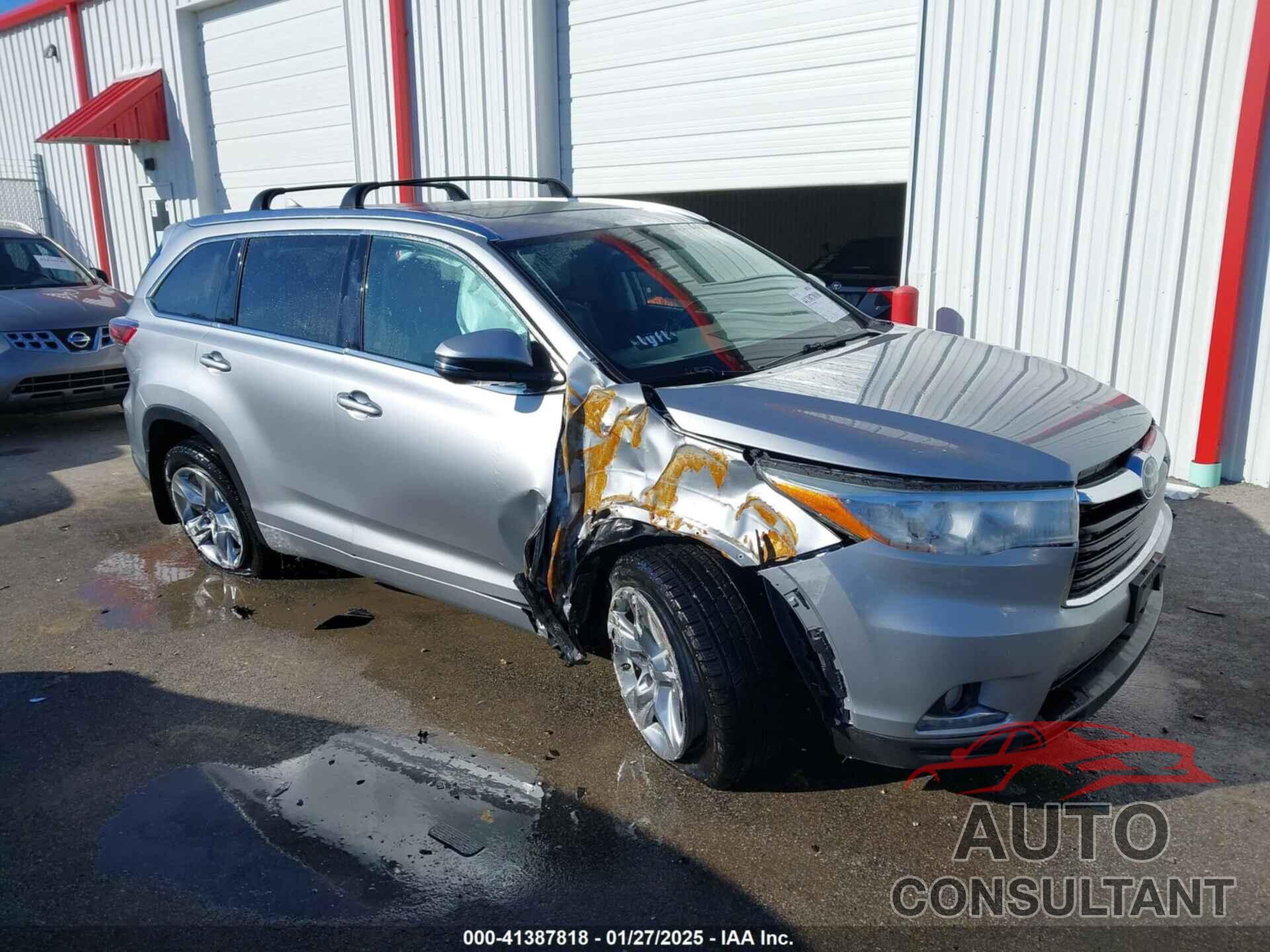 TOYOTA HIGHLANDER 2016 - 5TDDKRFH3GS285894