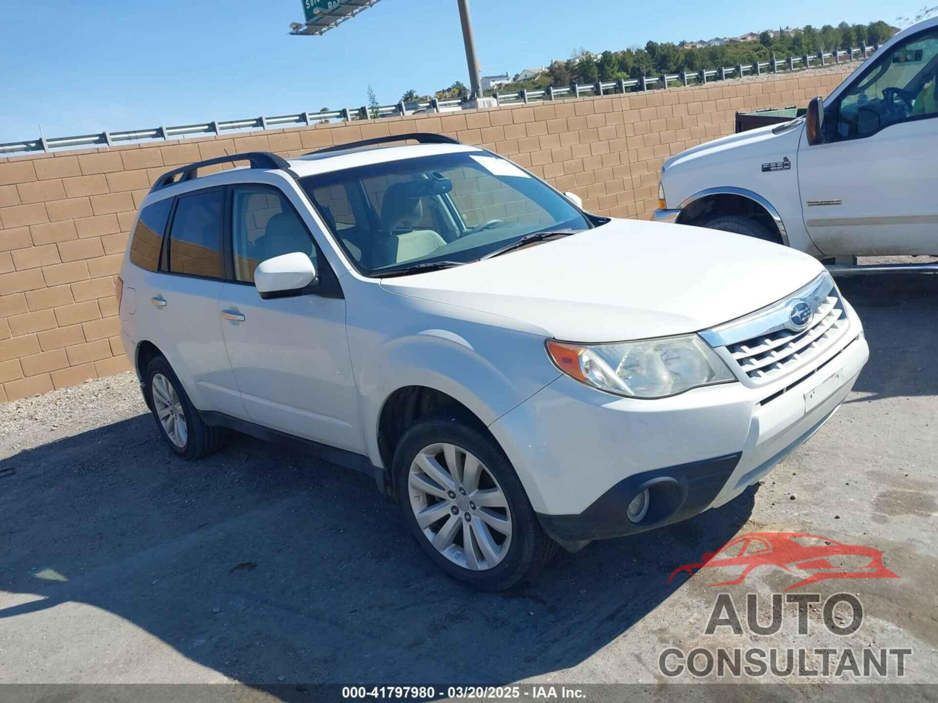 SUBARU FORESTER 2012 - JF2SHADC1CH449237