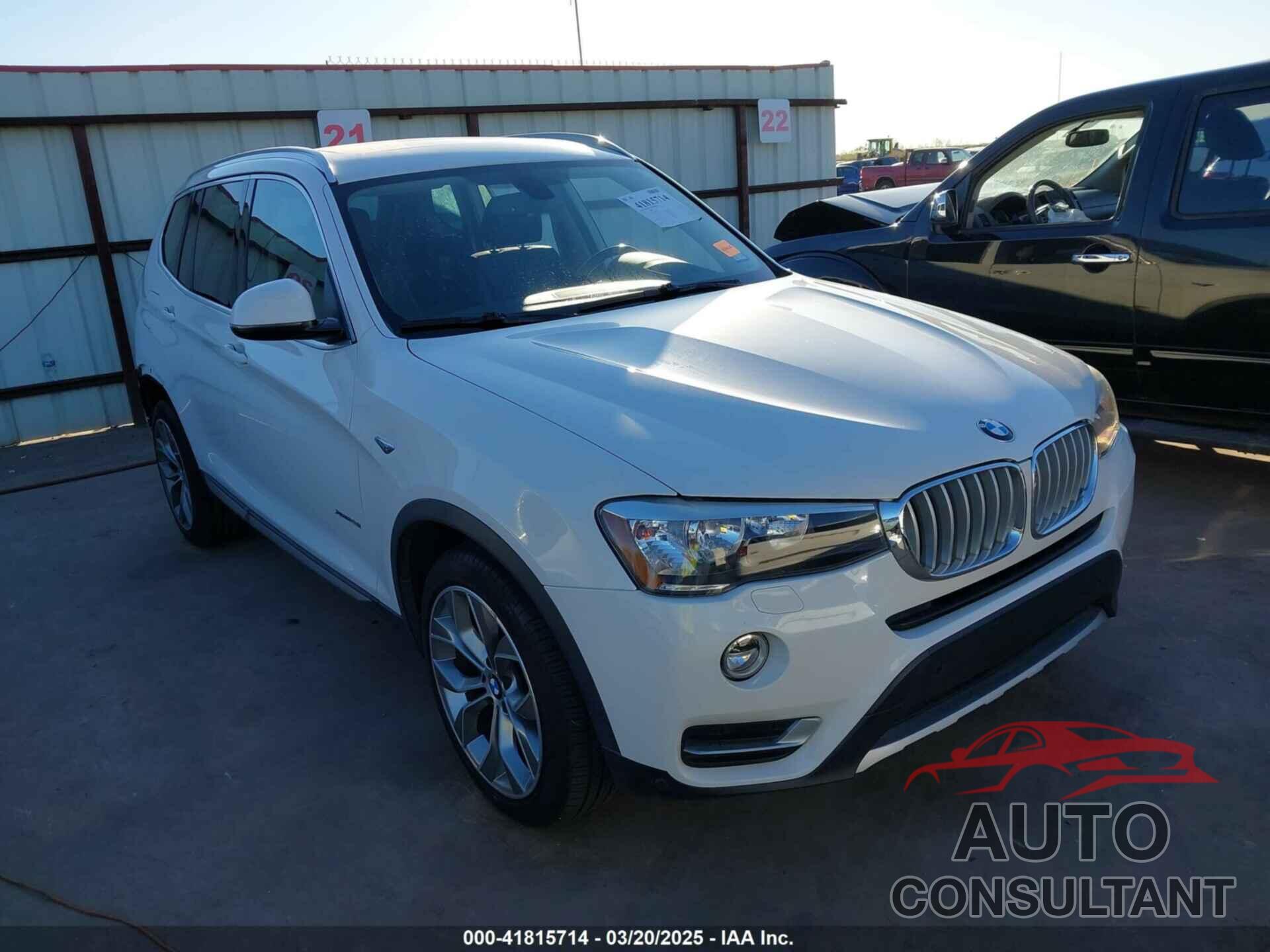BMW X3 2017 - 5UXWX9C50H0T08829