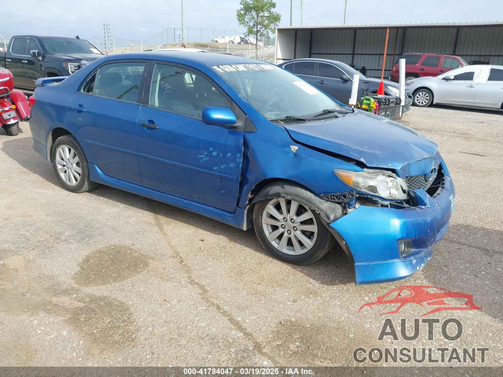 TOYOTA COROLLA 2009 - 1NXBU40E79Z054946