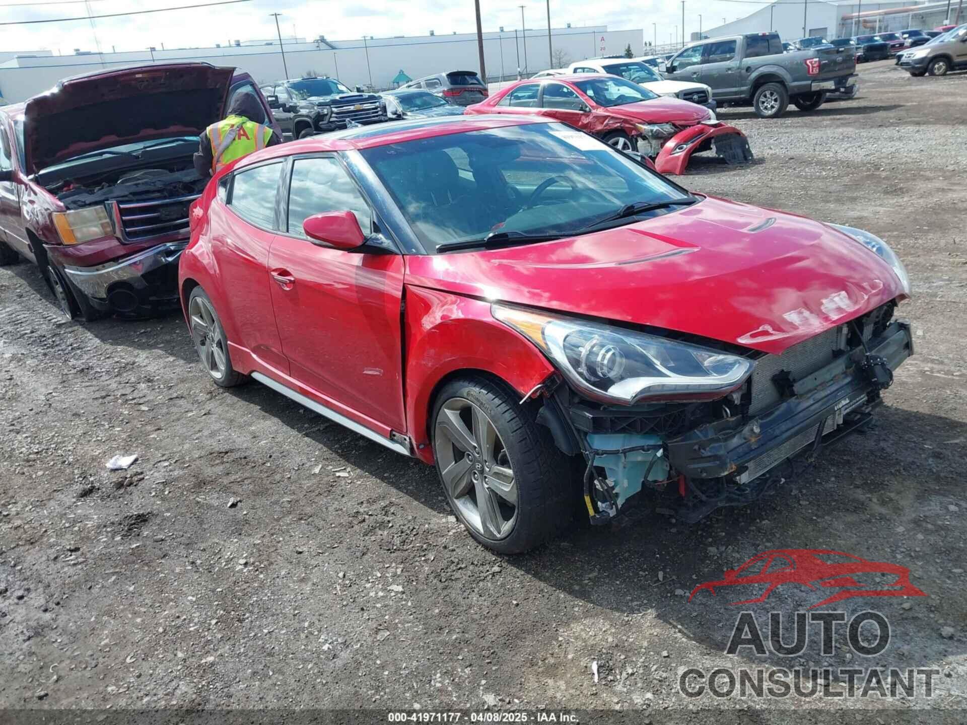 HYUNDAI VELOSTER 2014 - KMHTC6AE3EU186503