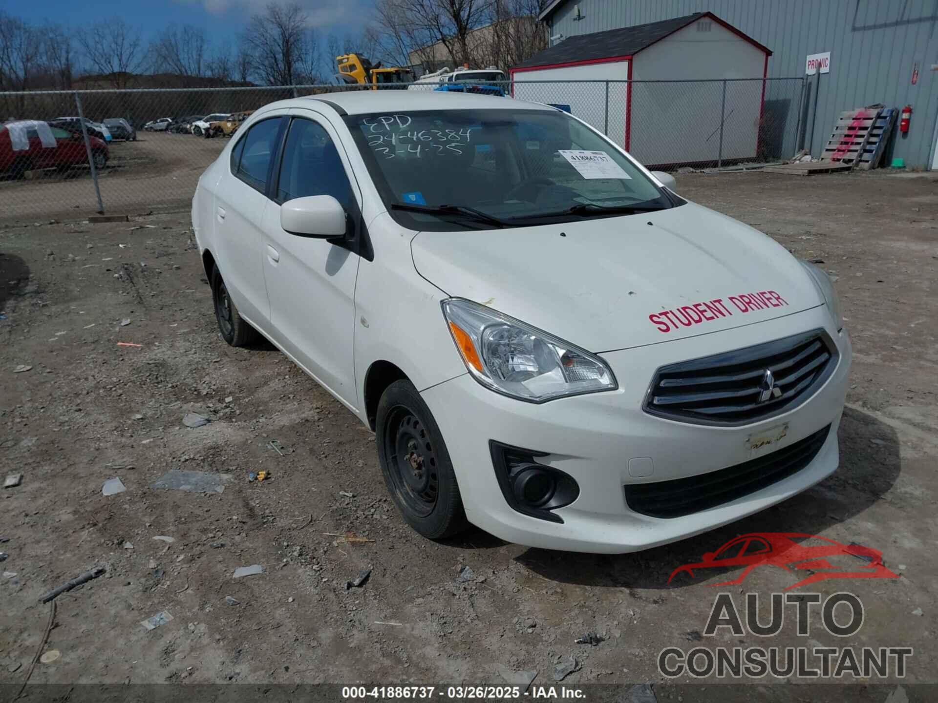 MITSUBISHI MIRAGE G4 2017 - ML32F3FJ9HHF09001