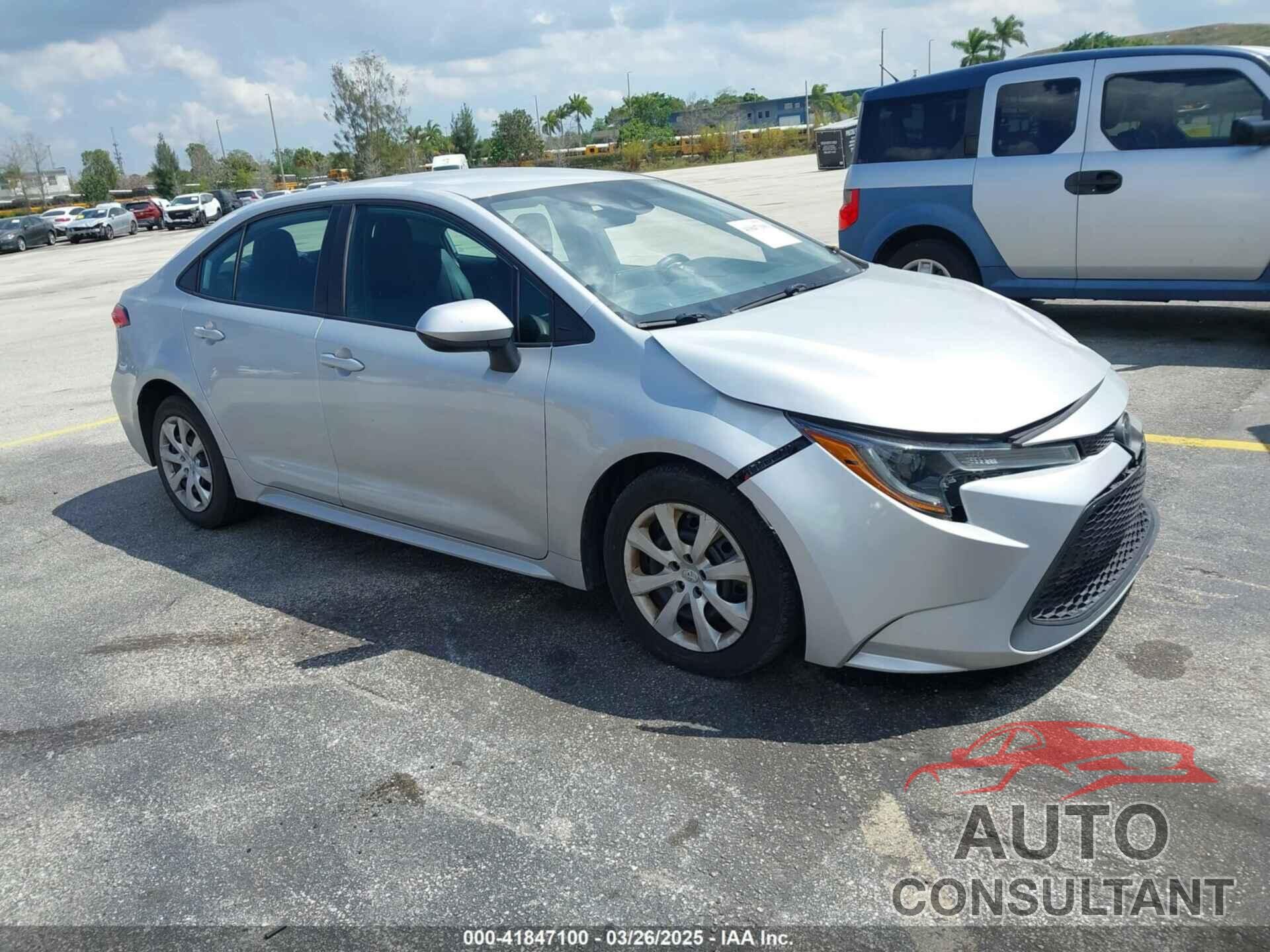 TOYOTA COROLLA 2020 - 5YFEPRAE9LP116680