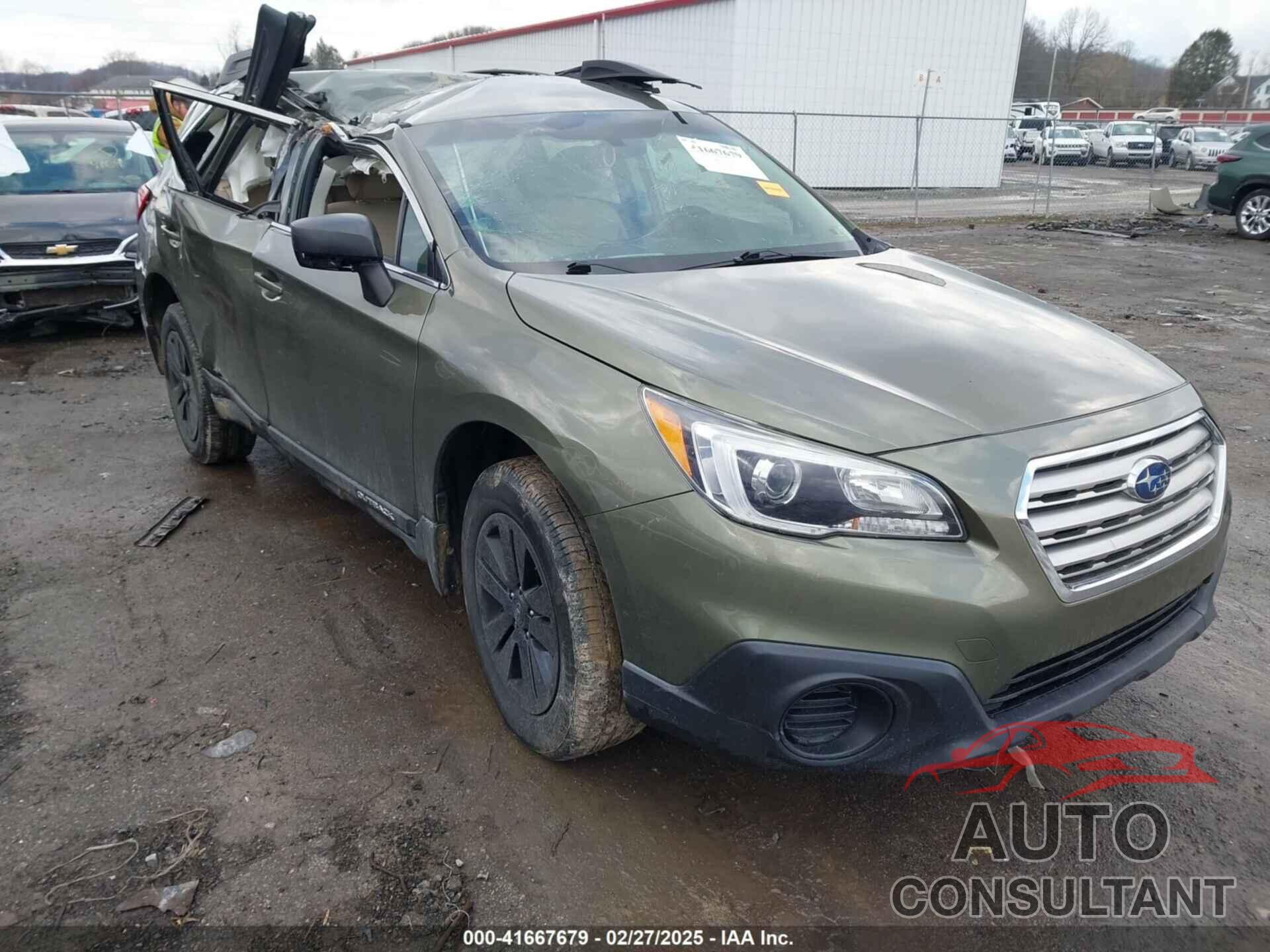 SUBARU OUTBACK 2017 - 4S4BSAACXH3343079