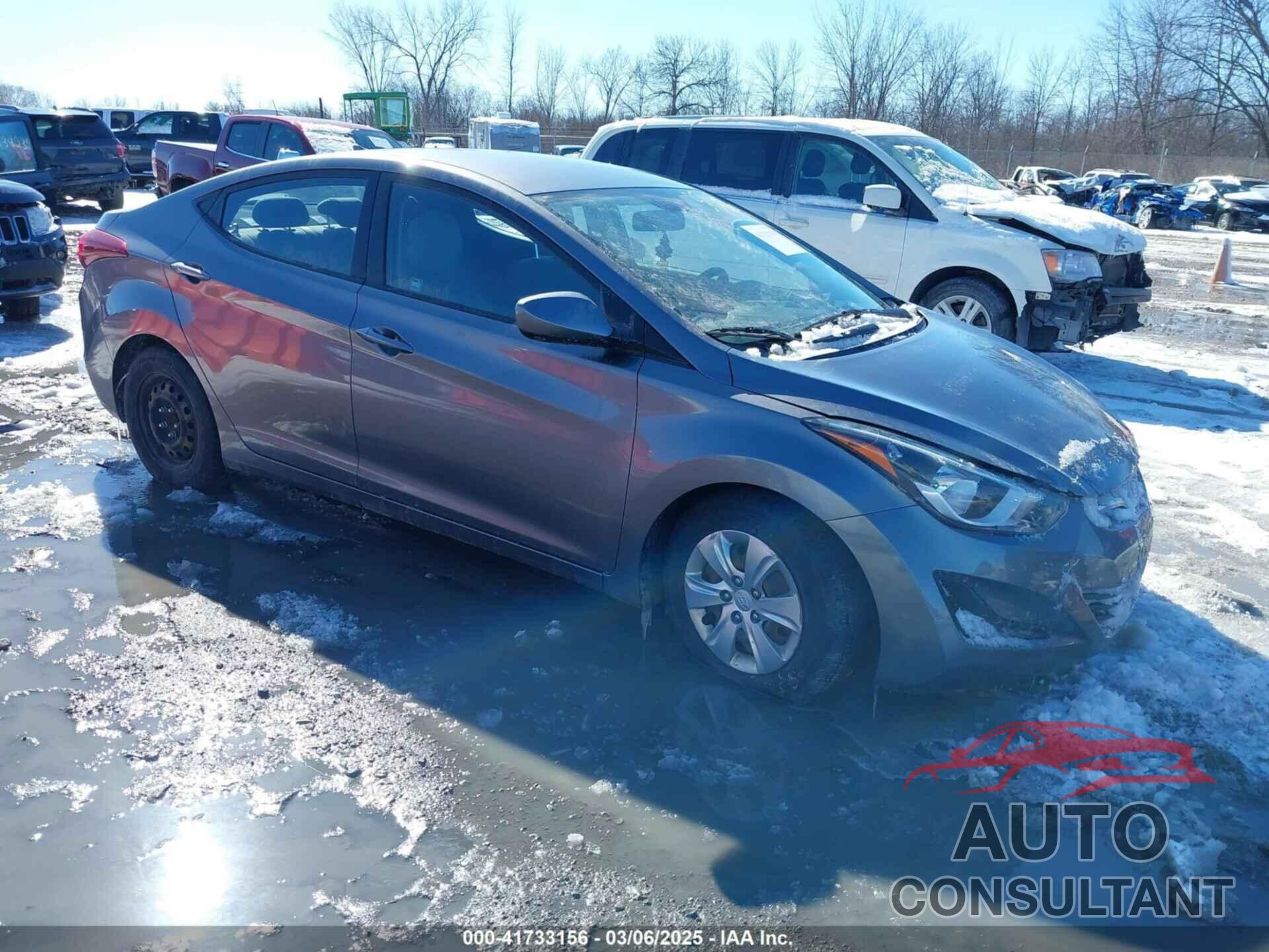 HYUNDAI ELANTRA 2016 - KMHDH4AE6GU643740