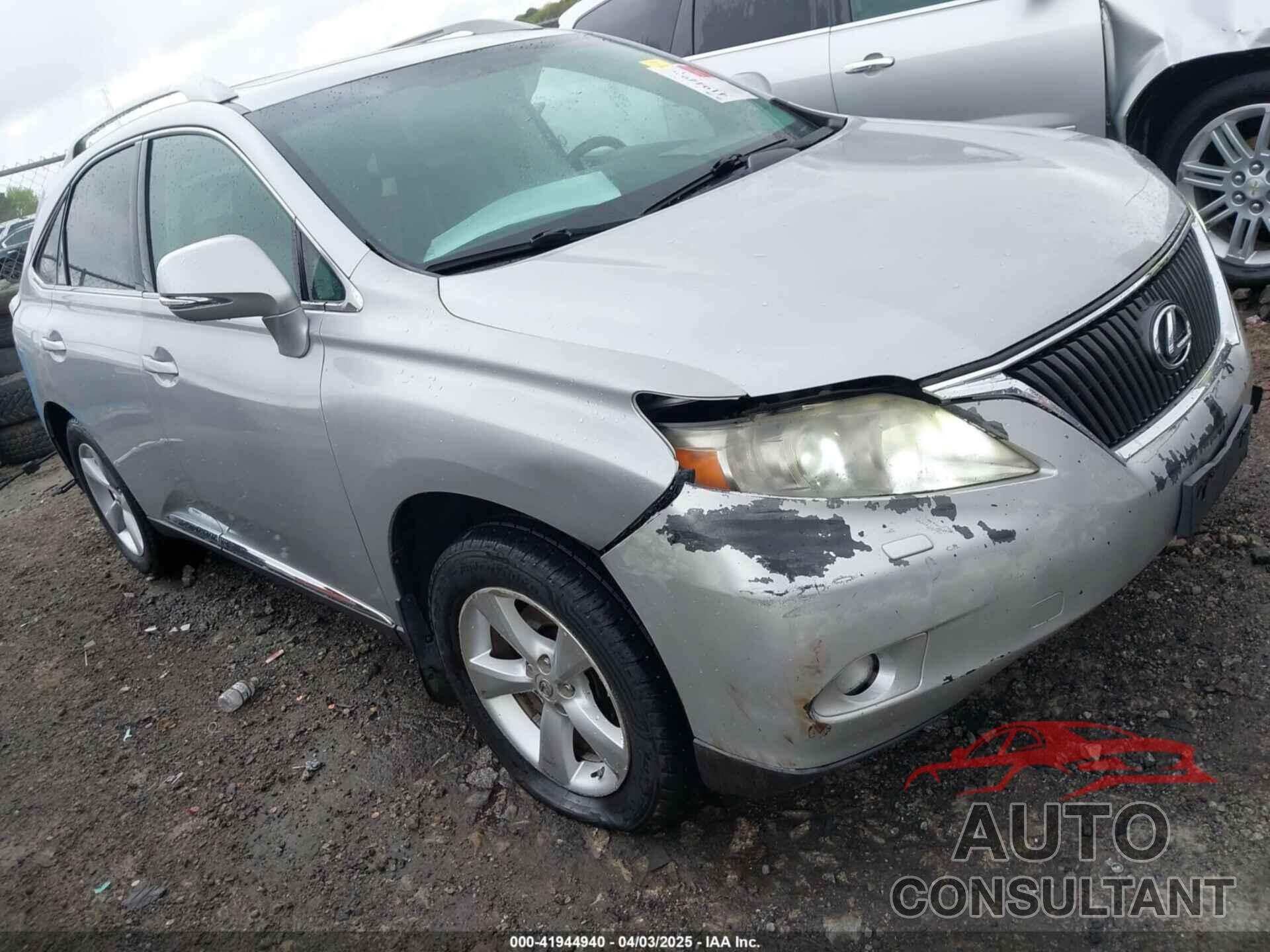 LEXUS RX 350 2011 - 2T2BK1BA8BC083597