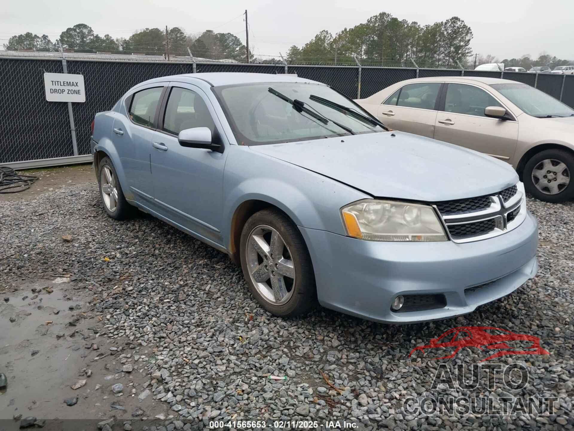 DODGE AVENGER 2013 - 1C3CDZCB9DN608678