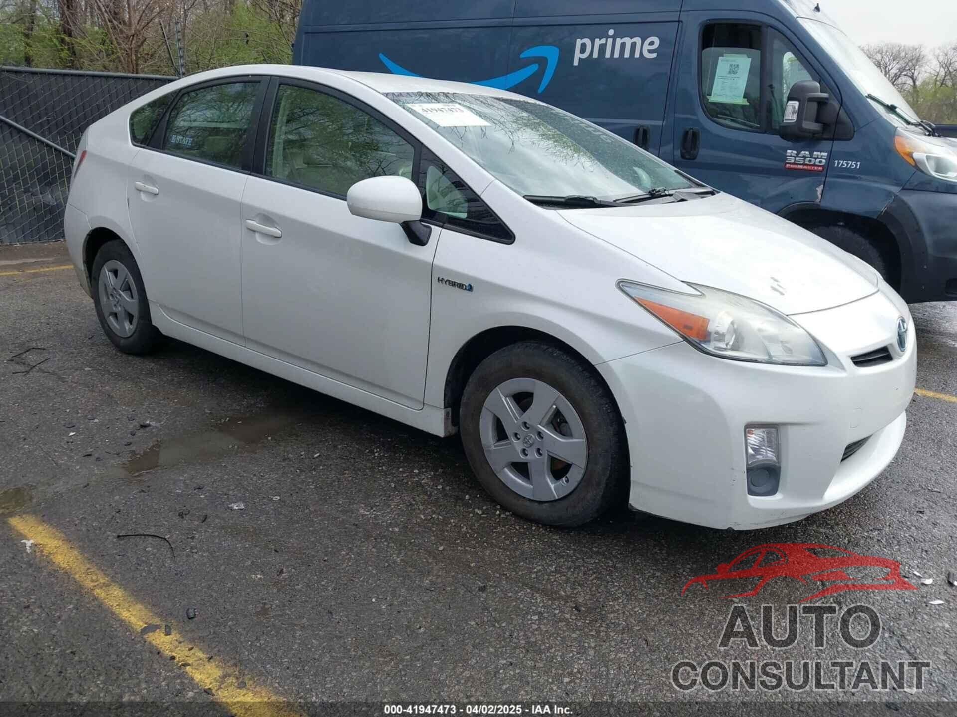 TOYOTA PRIUS 2010 - JTDKN3DUXA1026819