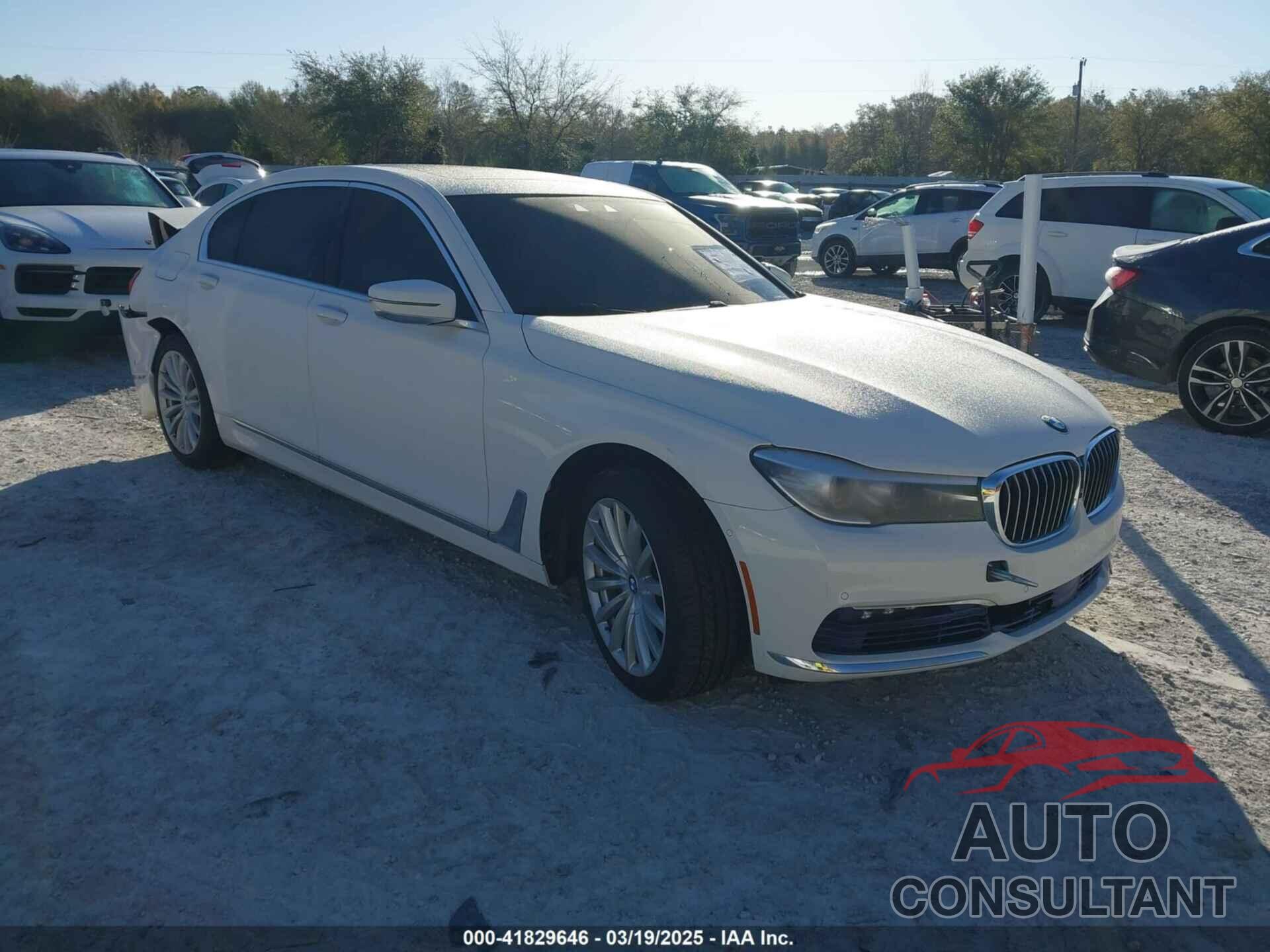 BMW 740I 2017 - WBA7E2C53HG740273