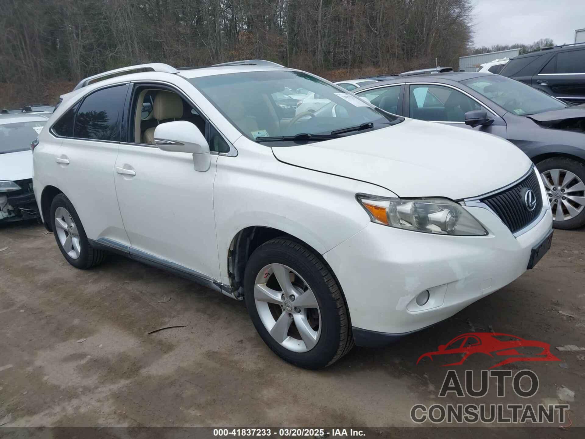 LEXUS RX 350 2010 - 2T2BK1BA9AC077872