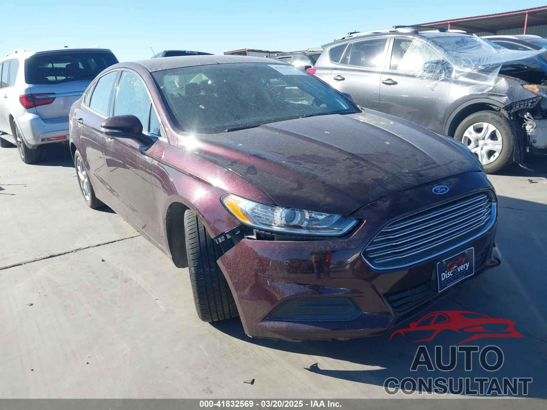 FORD FUSION 2013 - 3FA6P0H7XDR280285