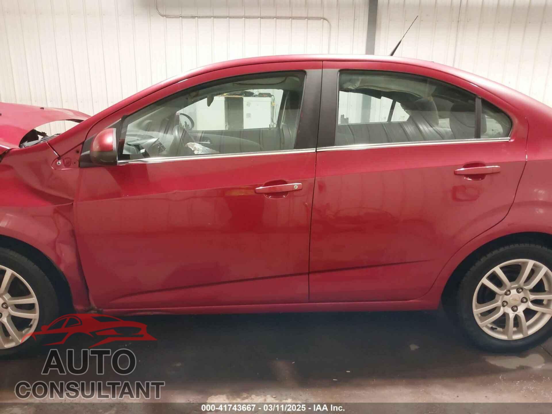 CHEVROLET SONIC 2012 - 1G1JC5SH7C4150737