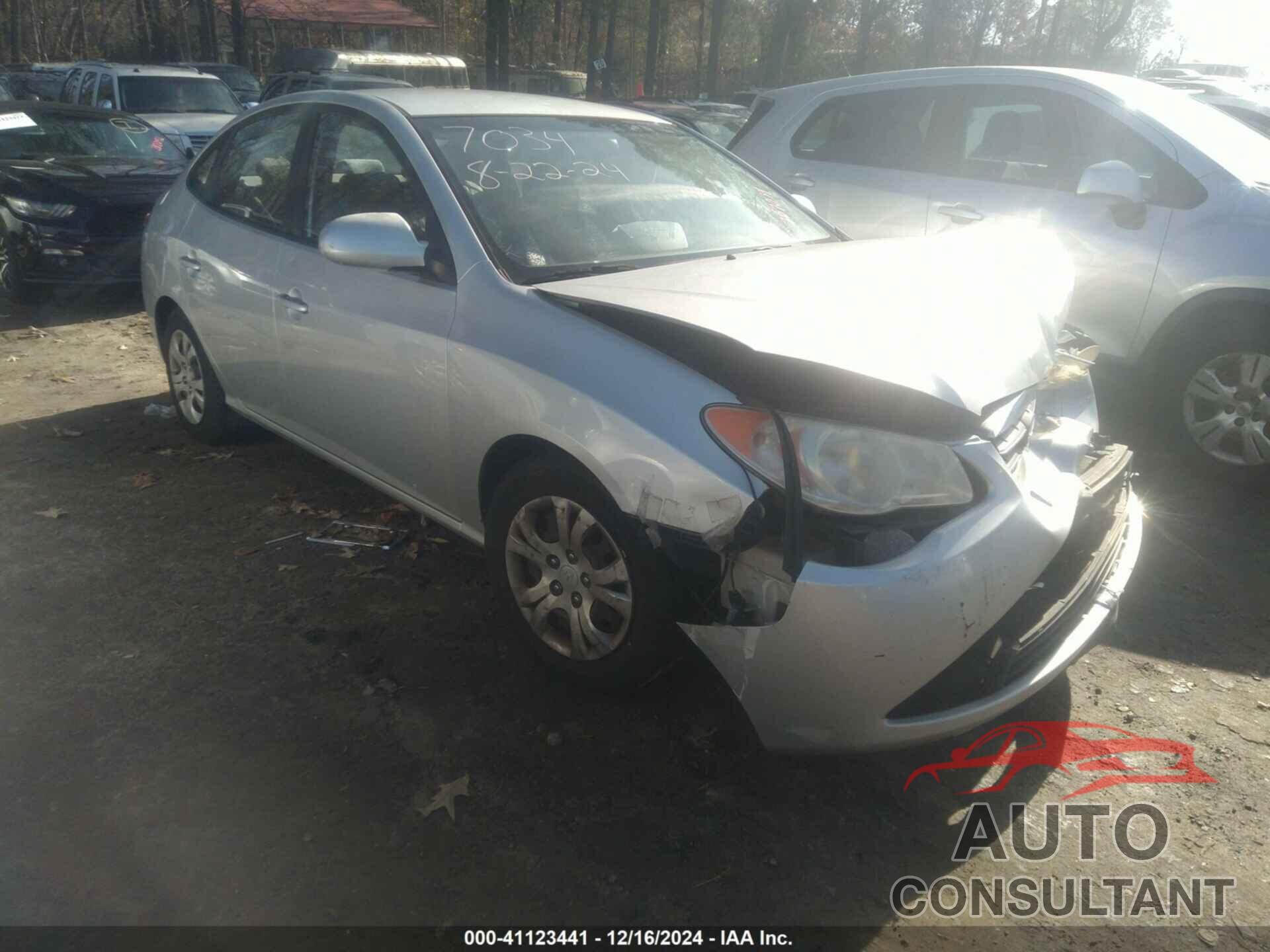 HYUNDAI ELANTRA 2009 - KMHDU46DX9U707034
