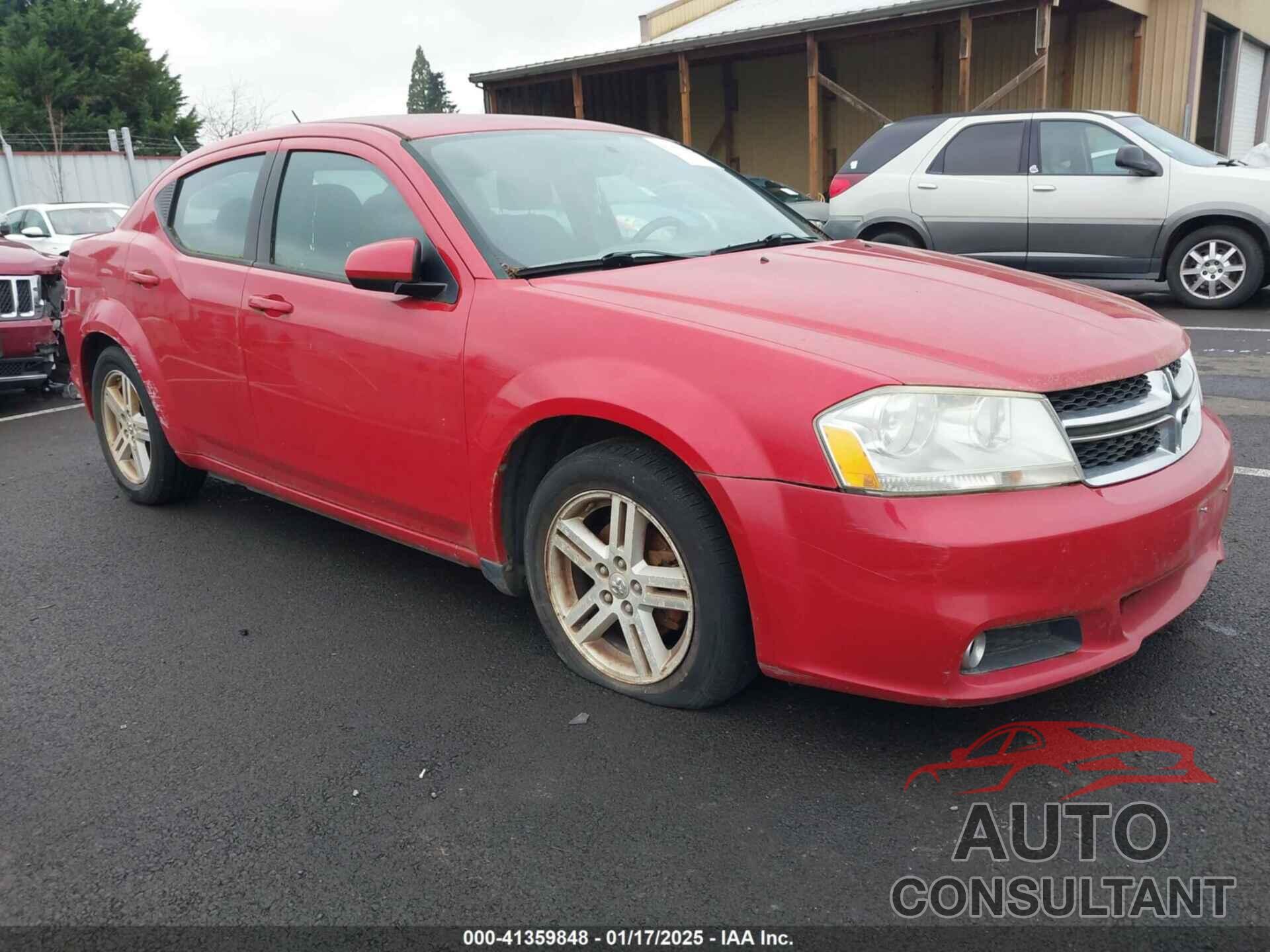 DODGE AVENGER 2013 - 1C3CDZCB9DN660800