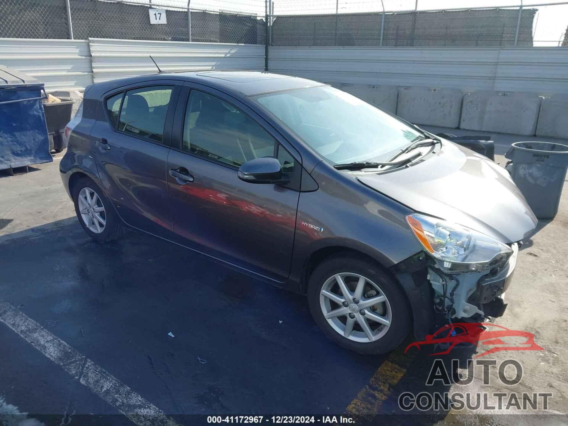 TOYOTA PRIUS C 2014 - JTDKDTB33E1076576