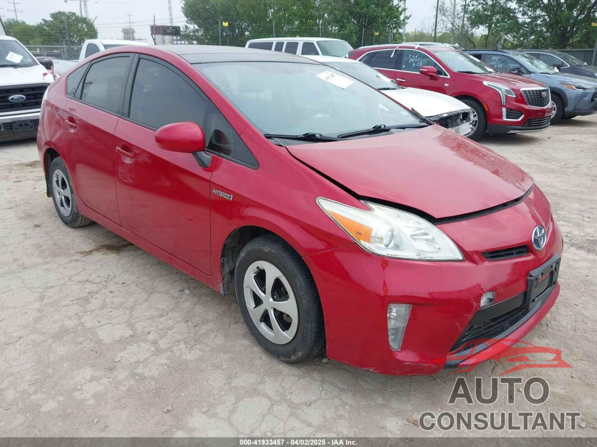 TOYOTA PRIUS 2013 - JTDKN3DU3D5686469
