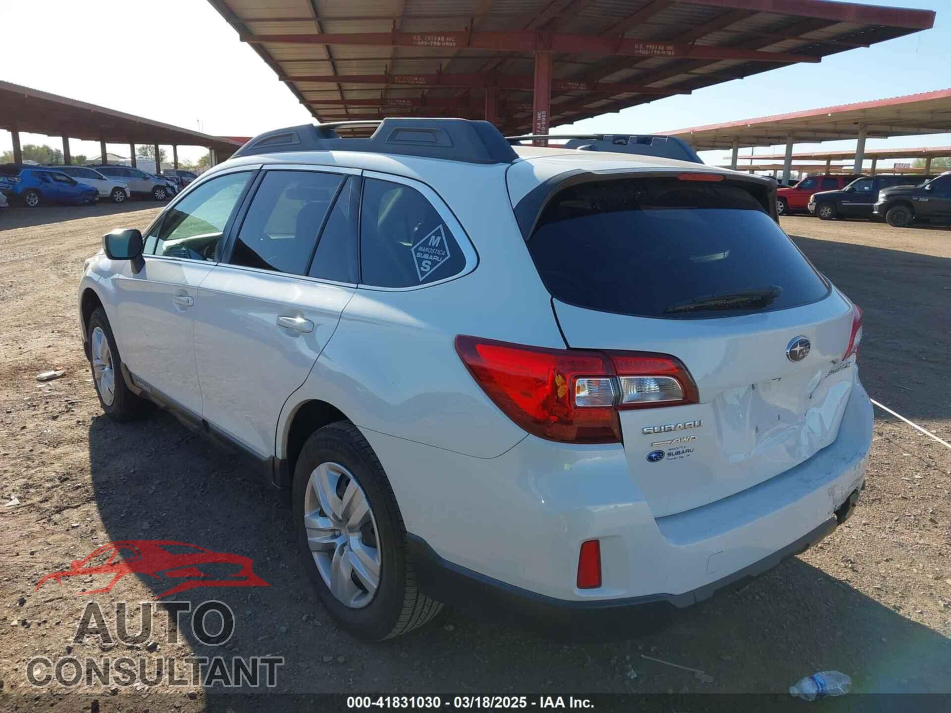 SUBARU OUTBACK 2017 - 4S4BSCACXH3371069